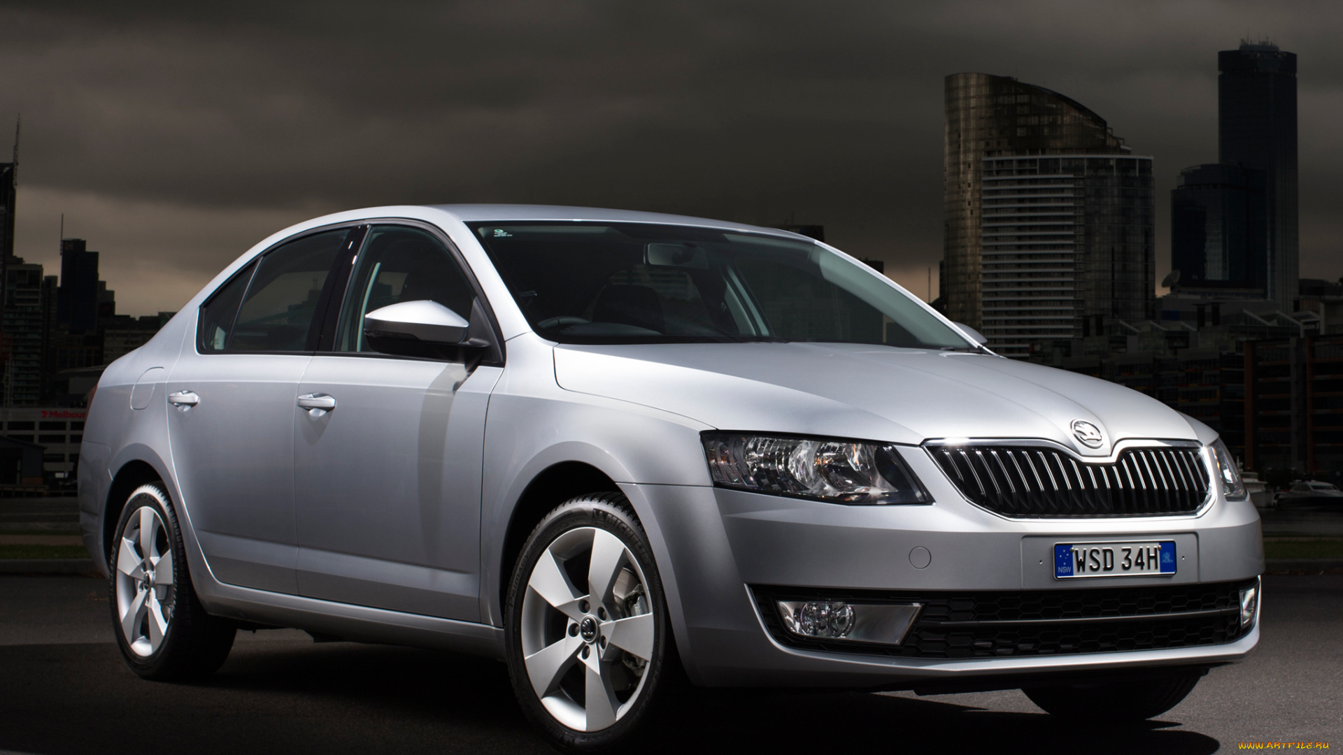 автомобили, skoda, серый, 5e, wagon, octavia