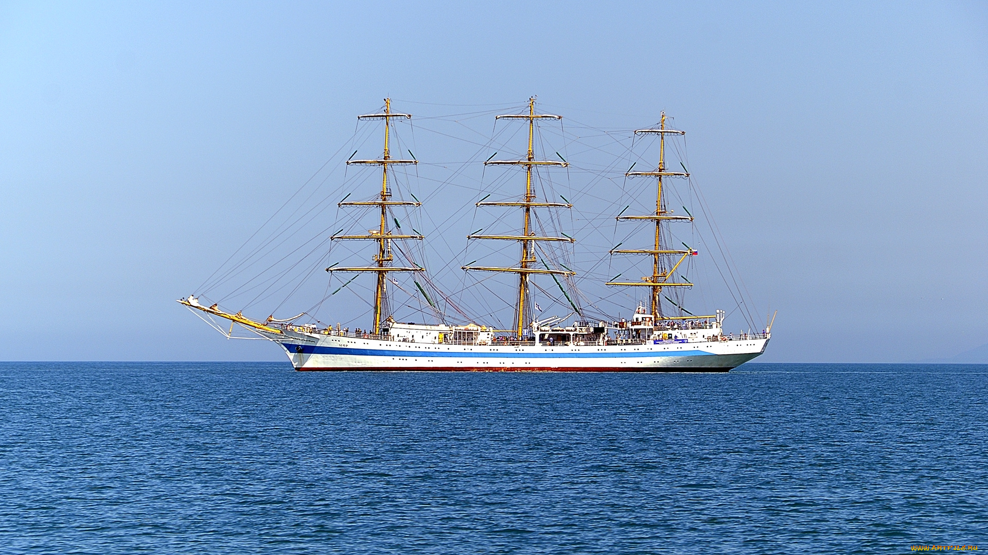 корабли, парусники, мачты