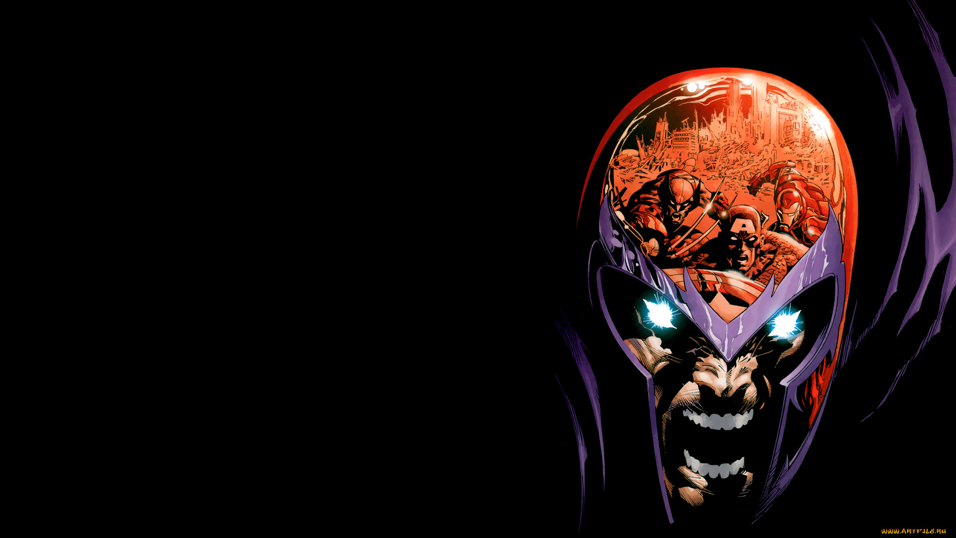 рисованные, комиксы, магнето