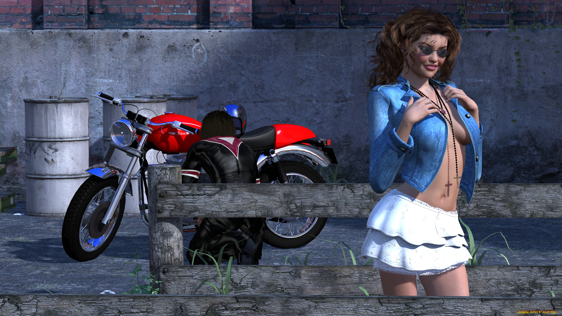 sarina, 3д, графика, people, , люди, девушка, взгляд, улыбка