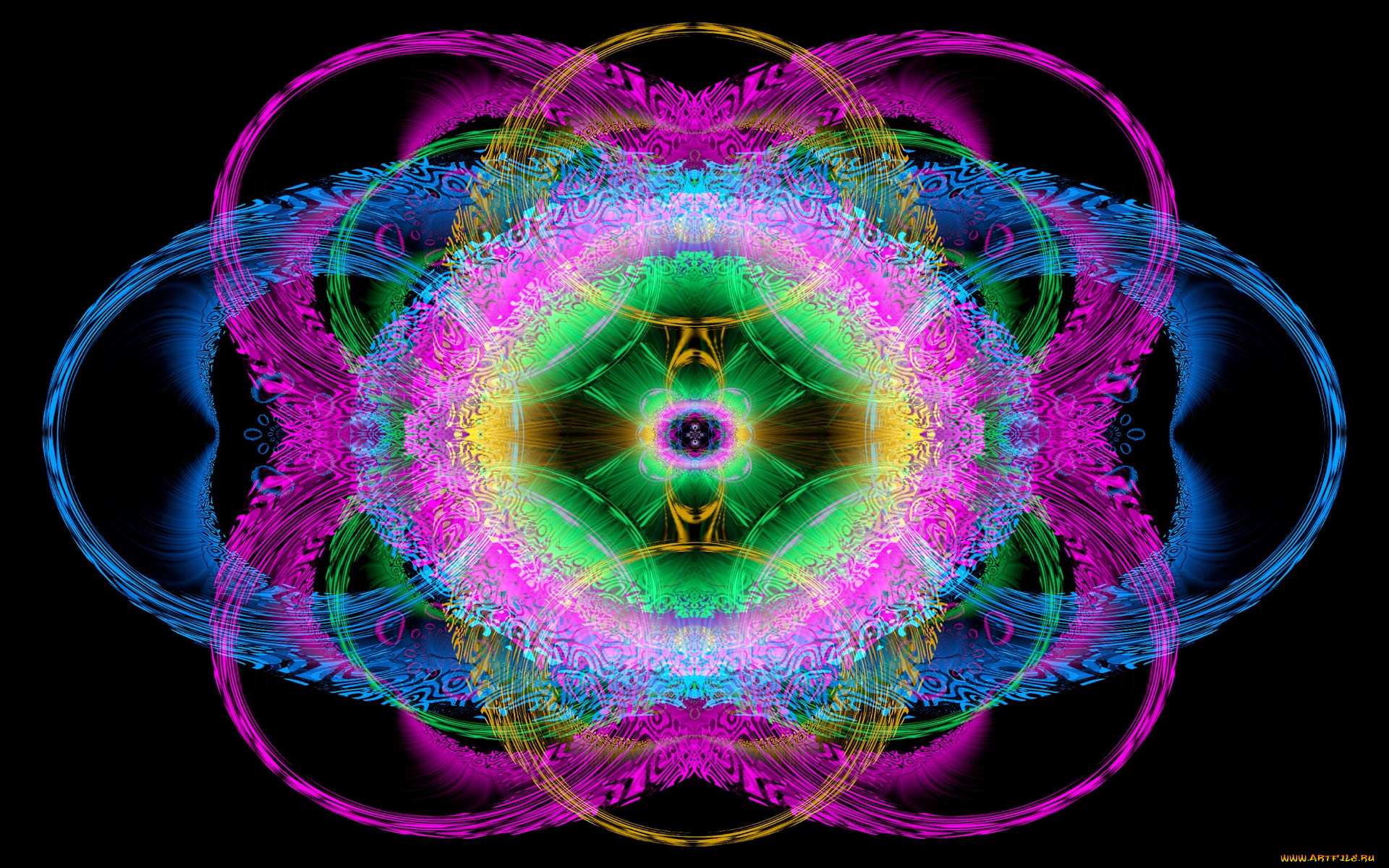 3д, графика, fractal, , фракталы, узор