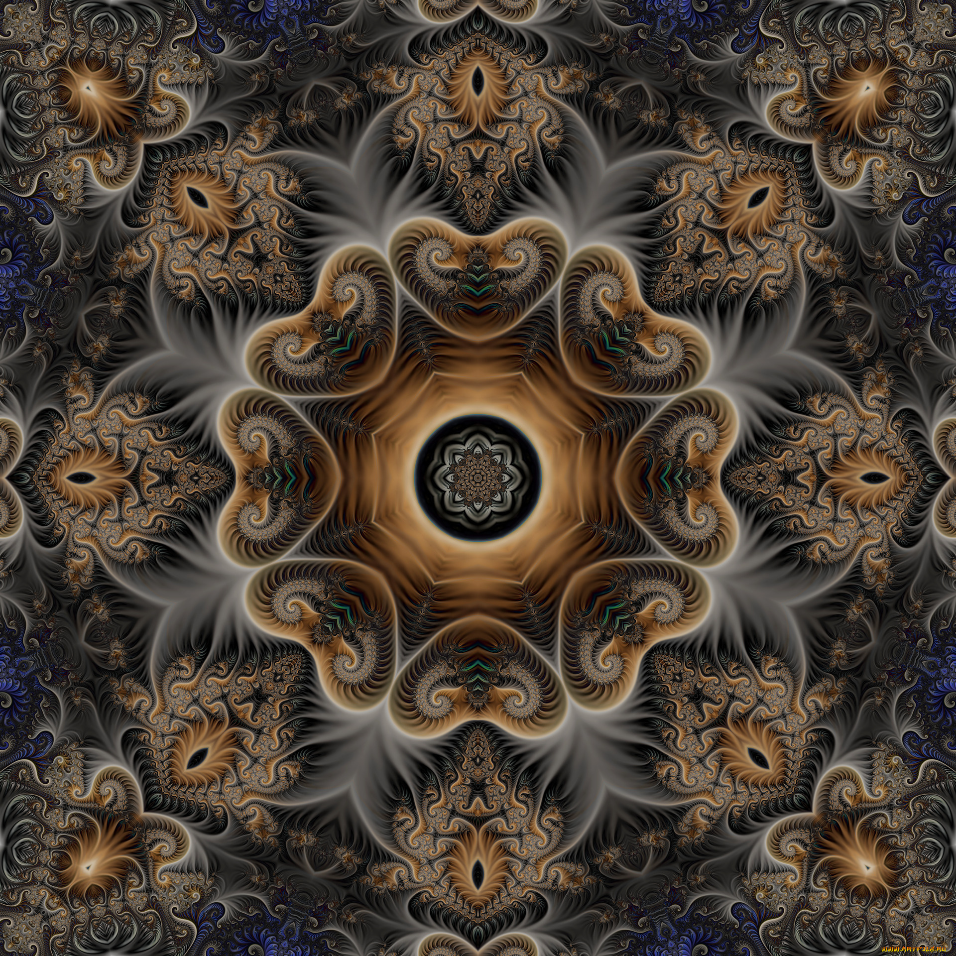 3д, графика, fractal, , фракталы, узор, фон, цвета
