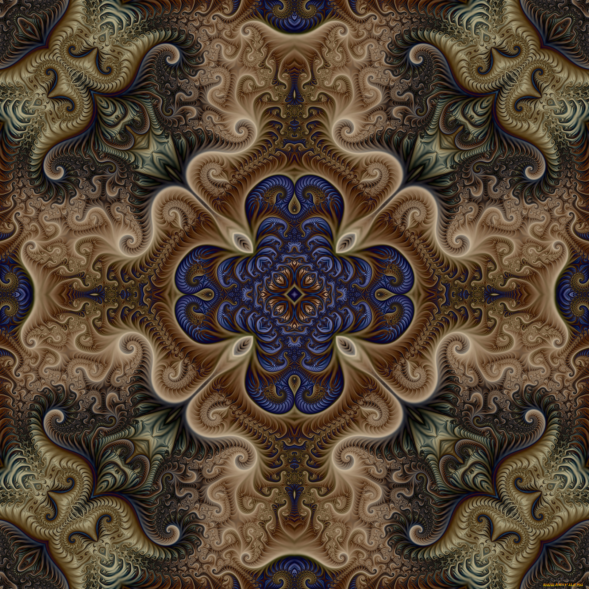 3д, графика, fractal, , фракталы, узор, фон, цвета