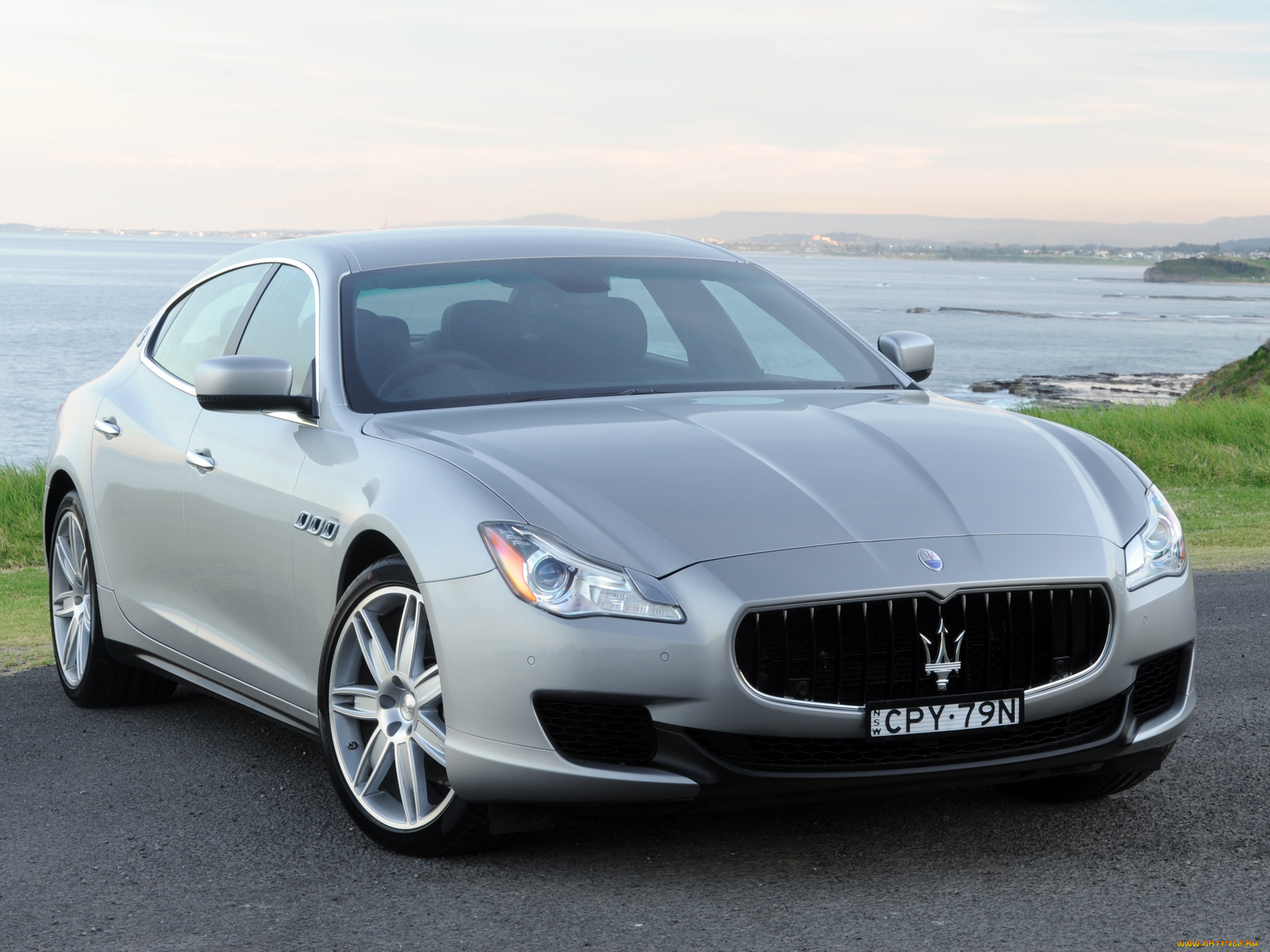 автомобили, maserati, au-spec, 2014г, серый, quattroporte