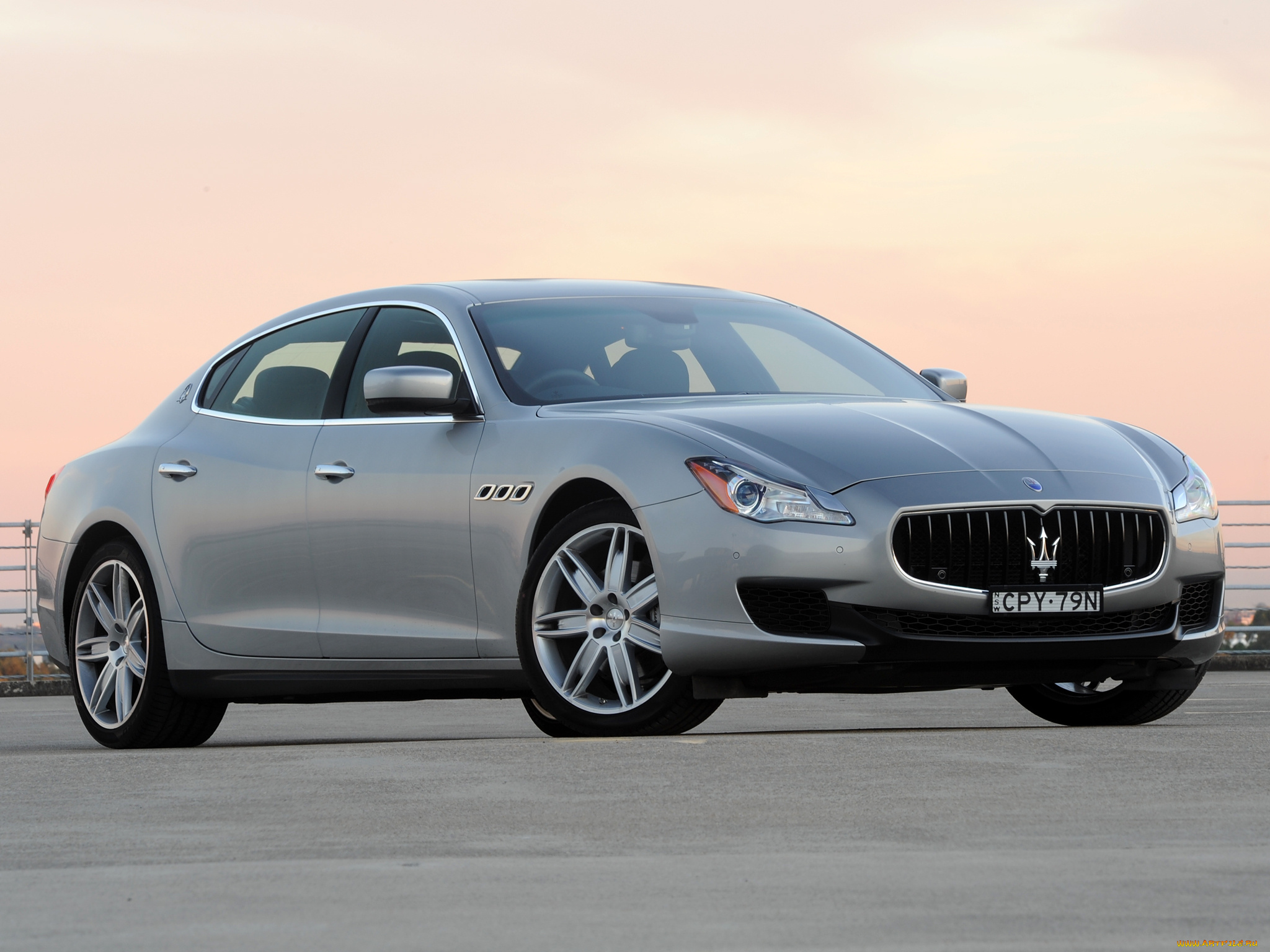 автомобили, maserati, серый, 2014г, au-spec, quattroporte