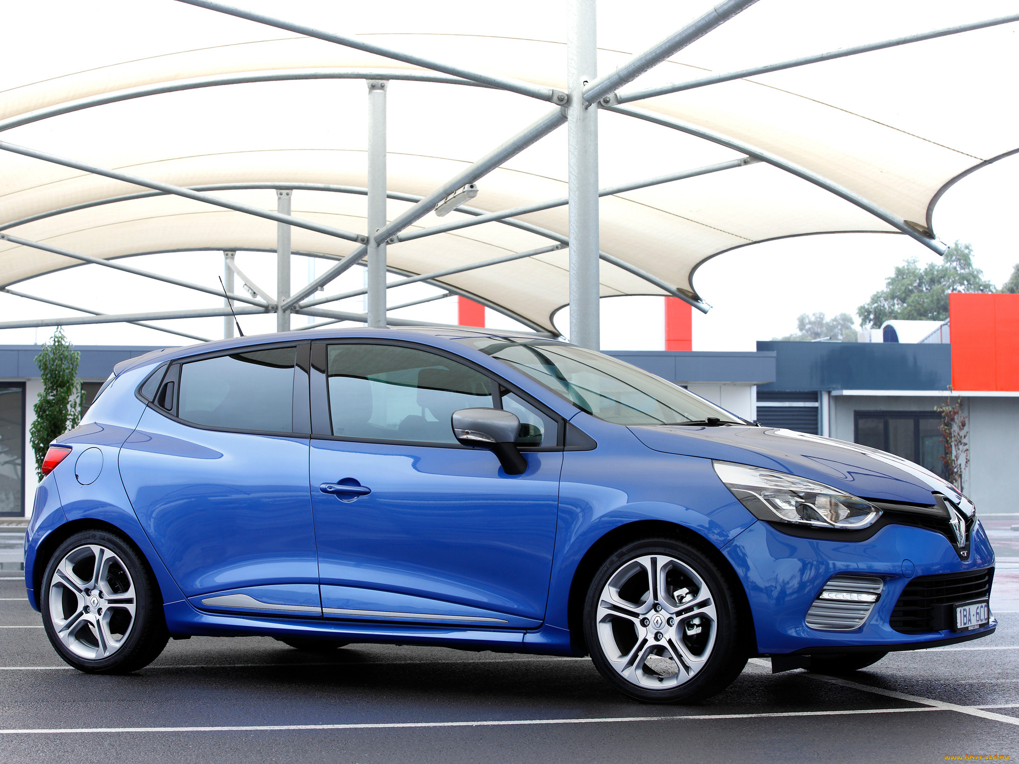 автомобили, renault, синий, 2014г, au-spec, clio, gt