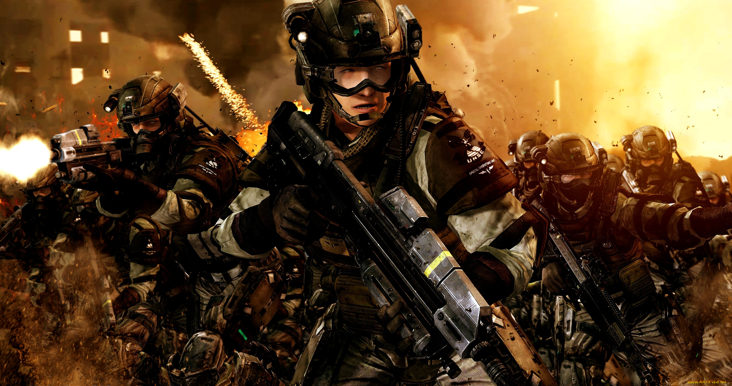 3д, графика, military, солдаты, люди, оружие