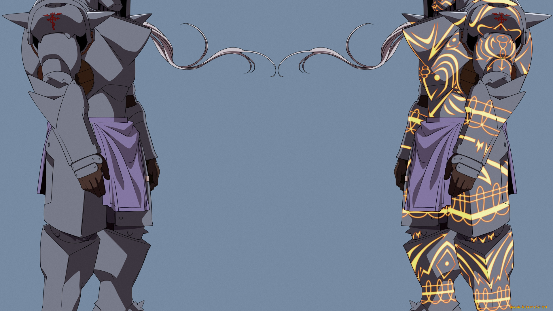 аниме, fullmetal, alchemist, alphonse, elric, al, доспехи, ученый, алхимик