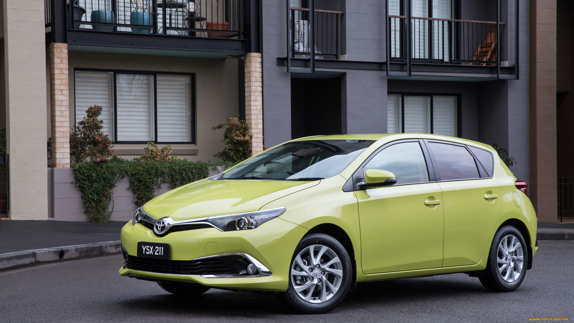 автомобили, toyota, corolla, желтый, 2015г, sport, ascent