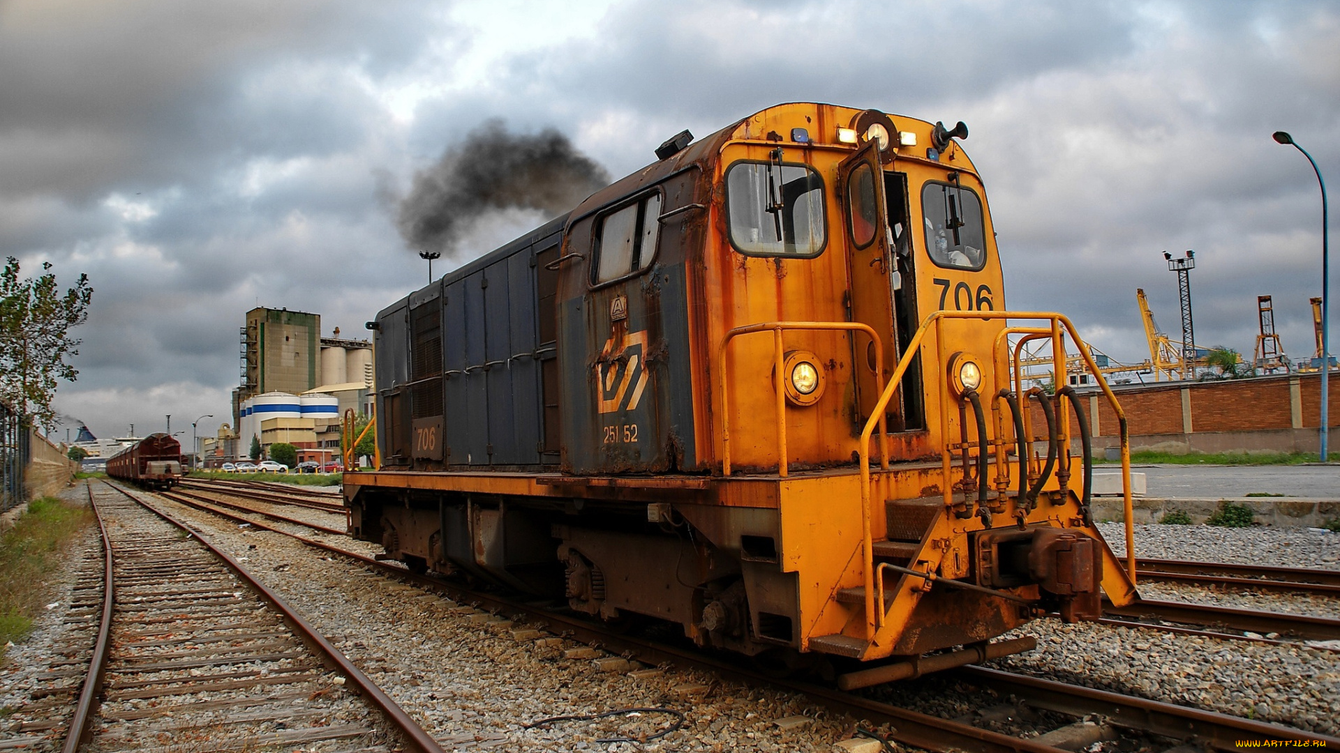 техника, локомотивы, железная, дорога, рельсы, локомотив