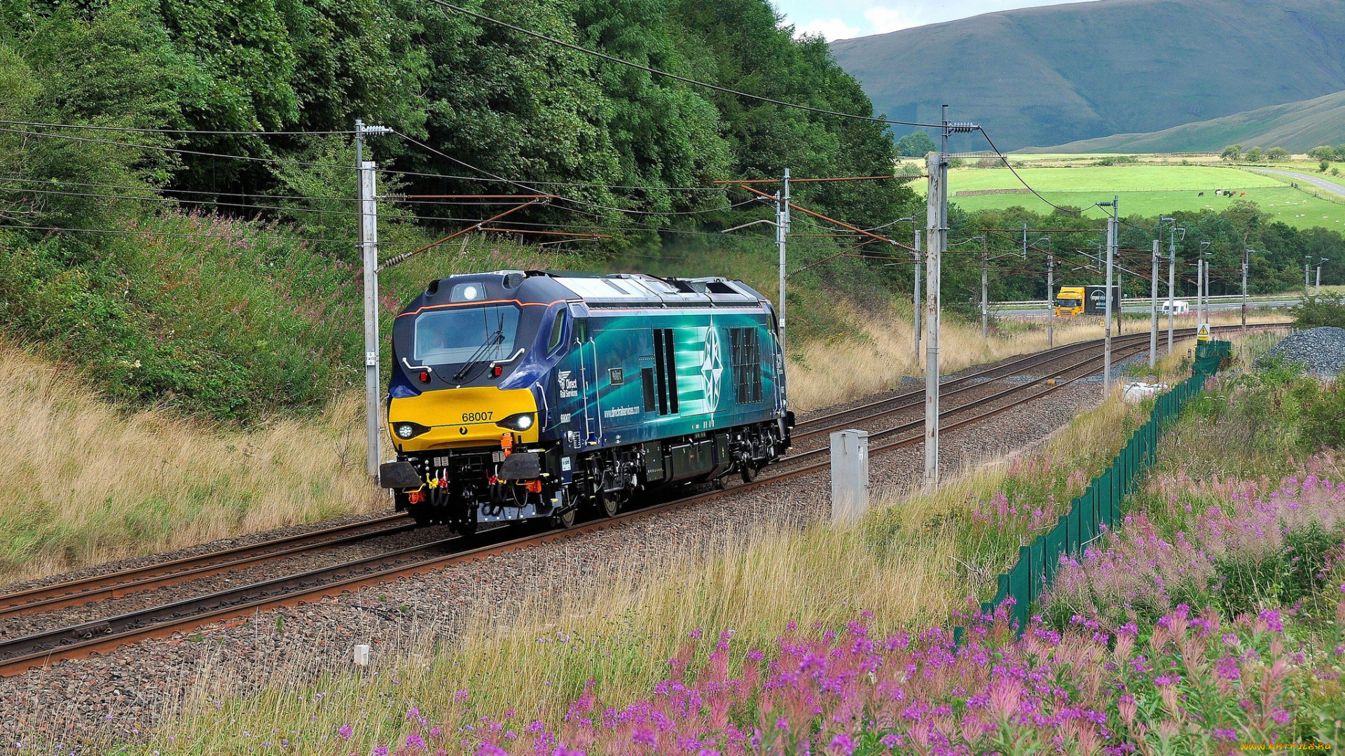 техника, локомотивы, железная, локомотив, рельсы, дорога