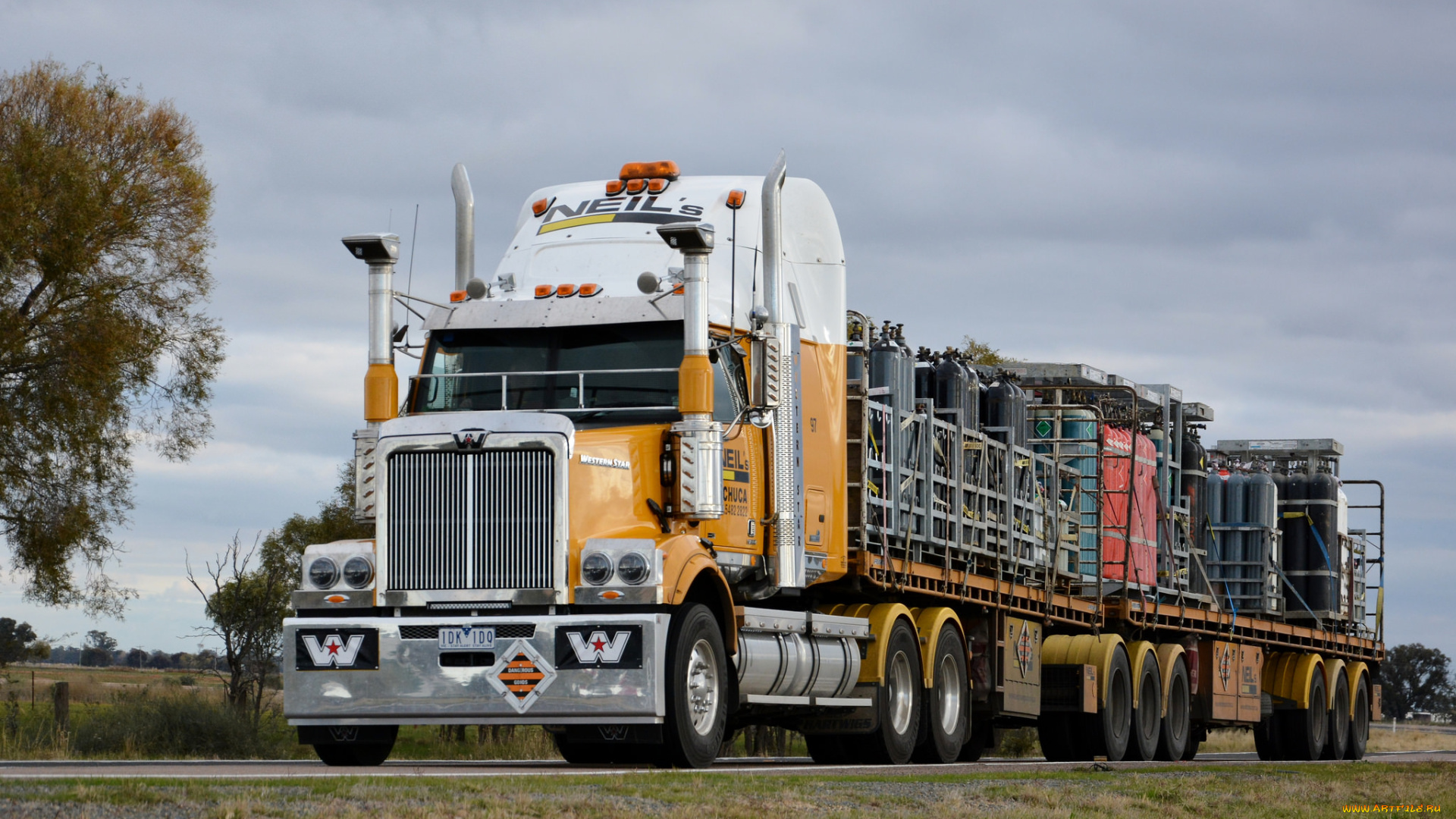 western, star, автомобили, тягач, седельный, грузовик, тяжелый