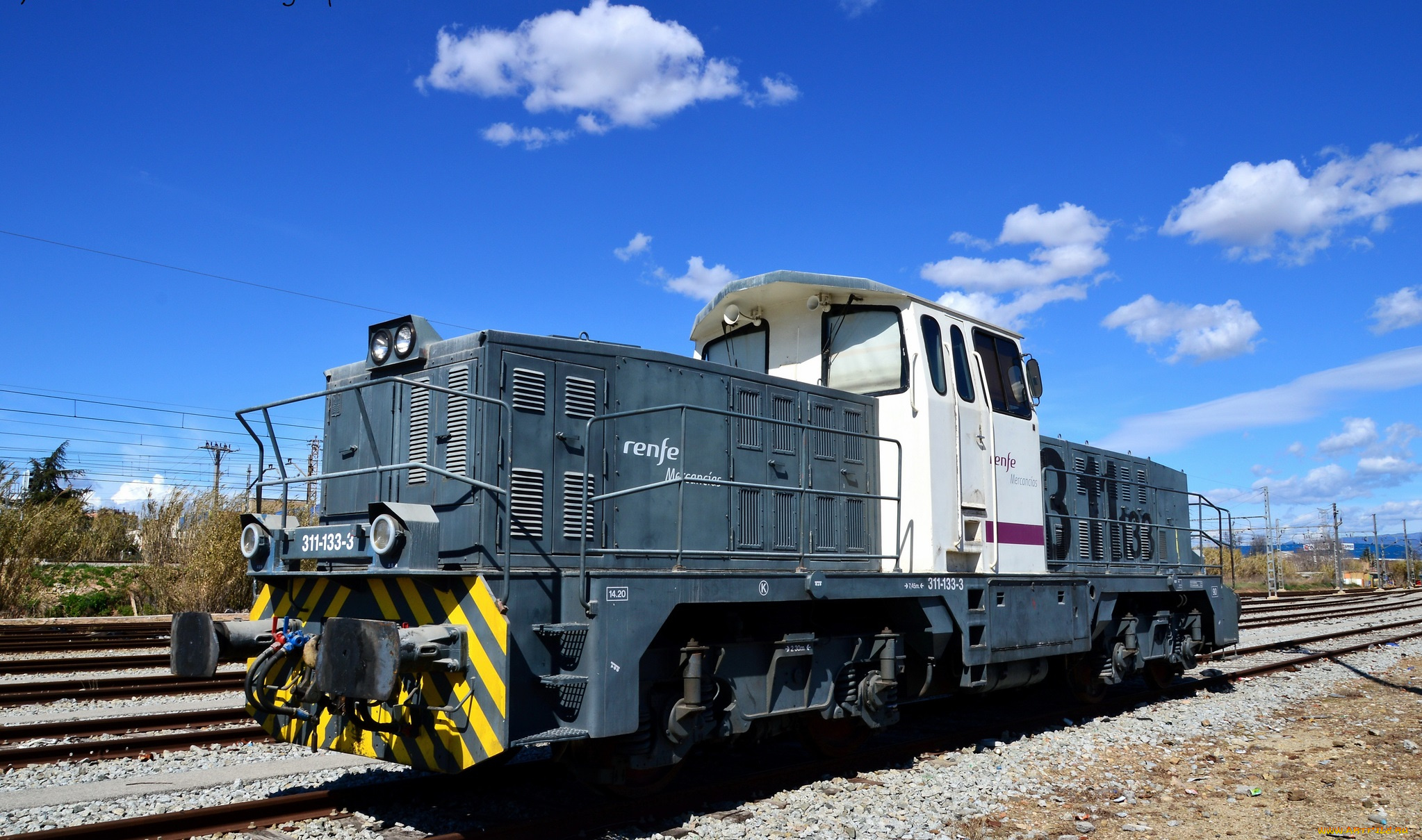 техника, локомотивы, рельсы, дорога, железная, локомотив