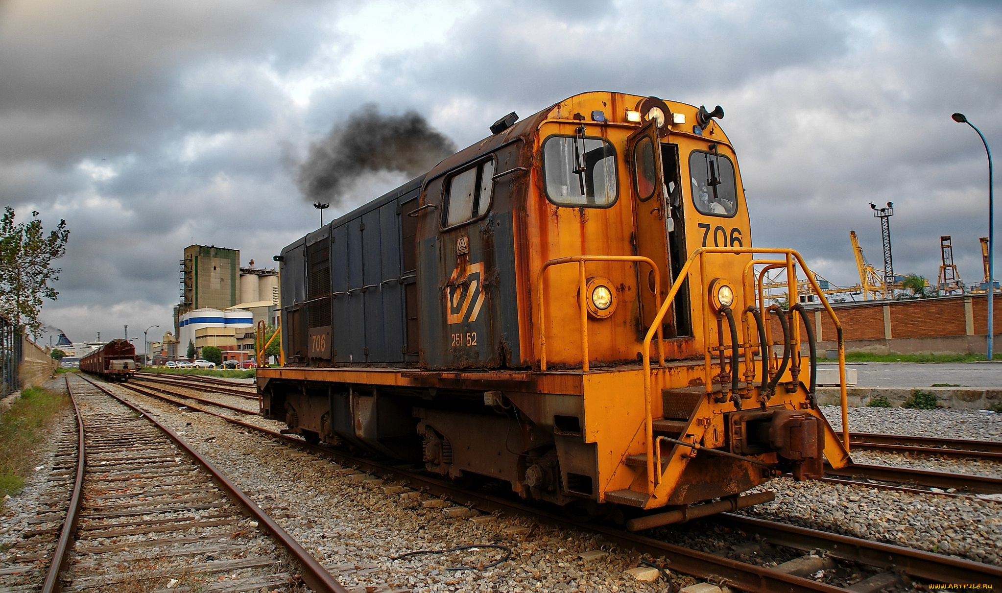 техника, локомотивы, железная, дорога, рельсы, локомотив