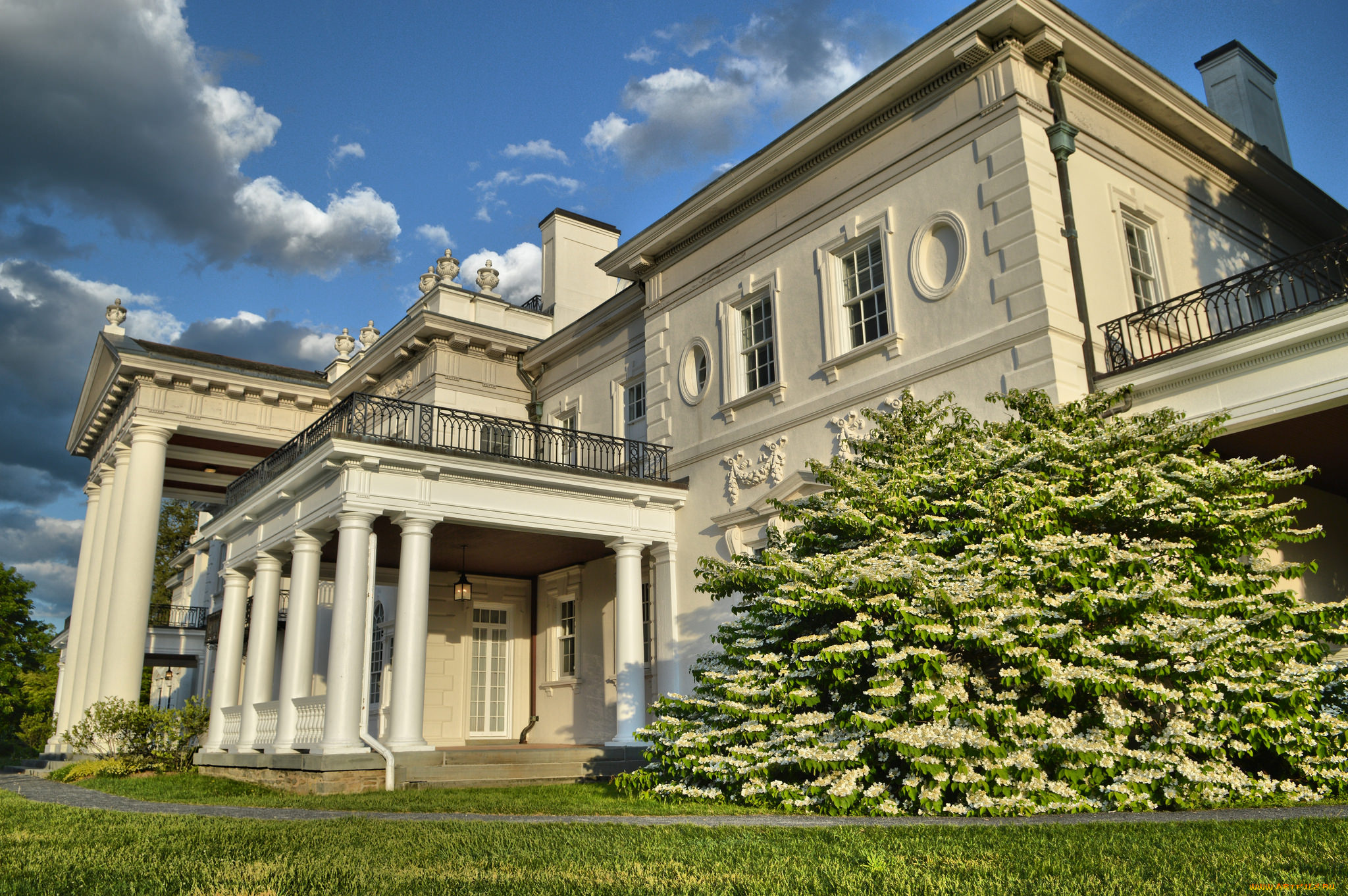 города, -, здания, , дома, здание, газон