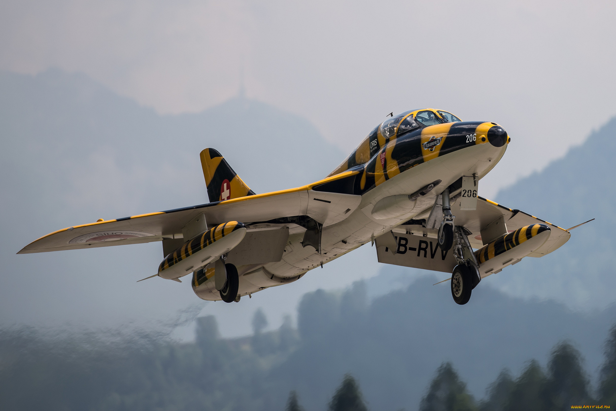 hawker, hunter, mk, 68, авиация, боевые, самолёты, истребитель