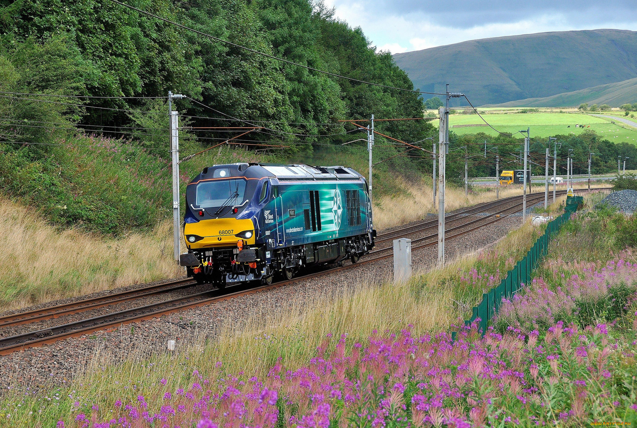 техника, локомотивы, железная, локомотив, рельсы, дорога