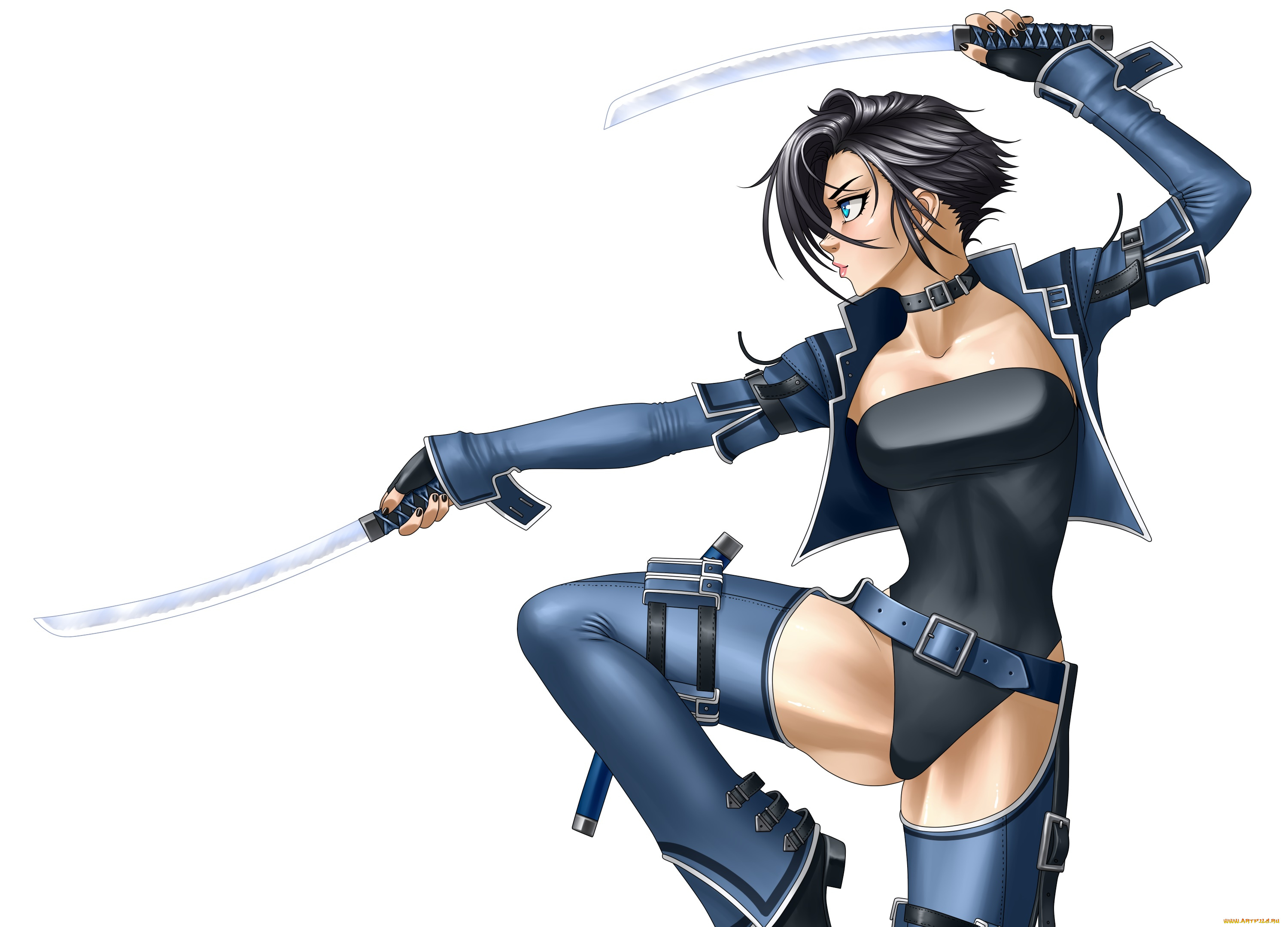 разное, арты, девушка, взгляд, фон, оружие