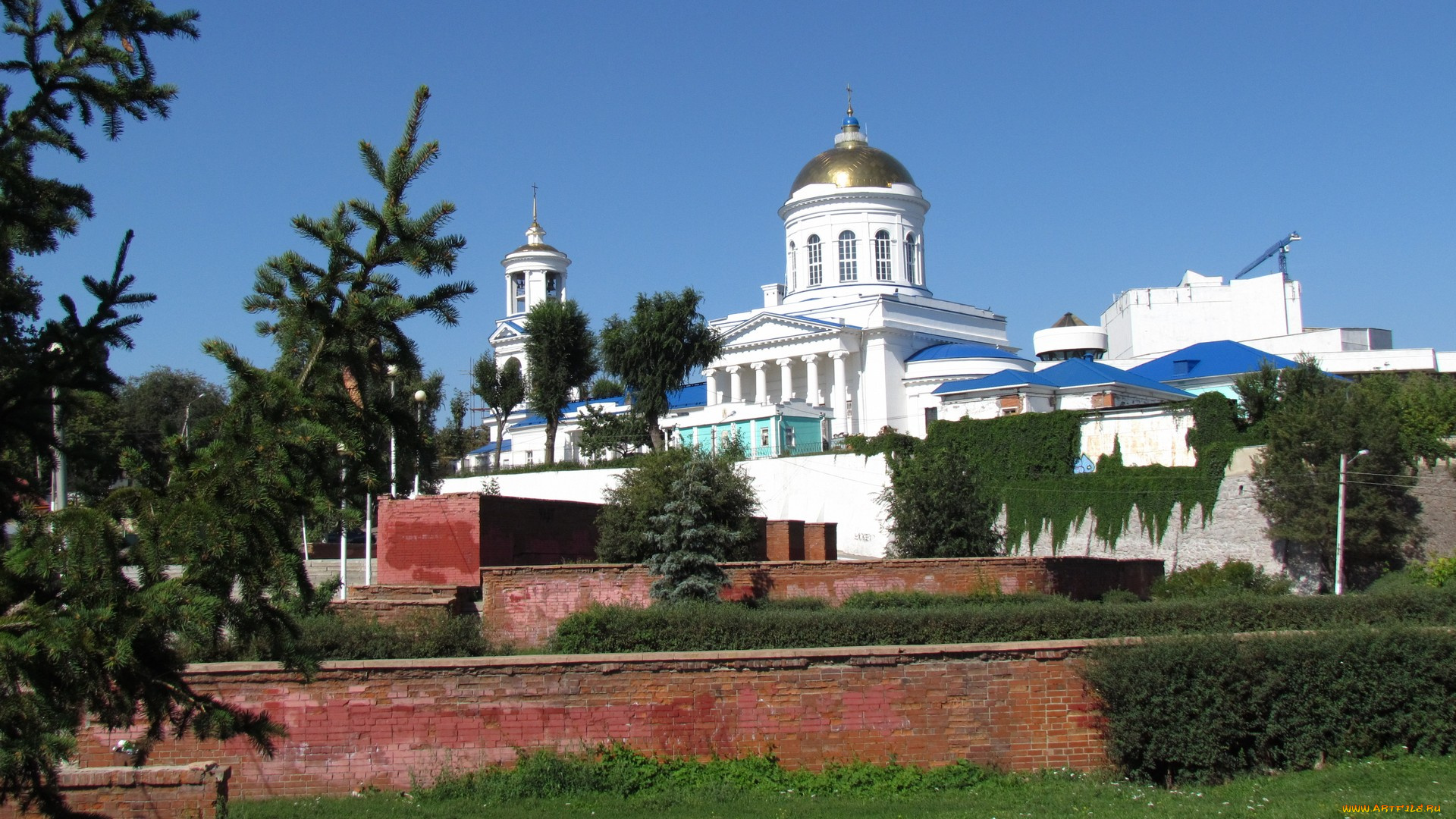 города, -, православные, церкви, , монастыри, небо, куст, город, воронеж, собор