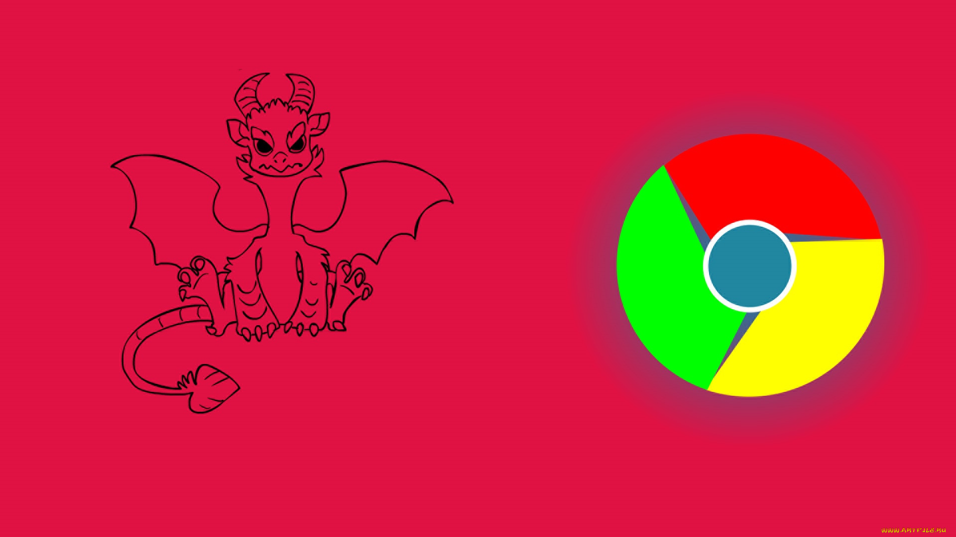 компьютеры, google, , google, chrome, фон, логотип