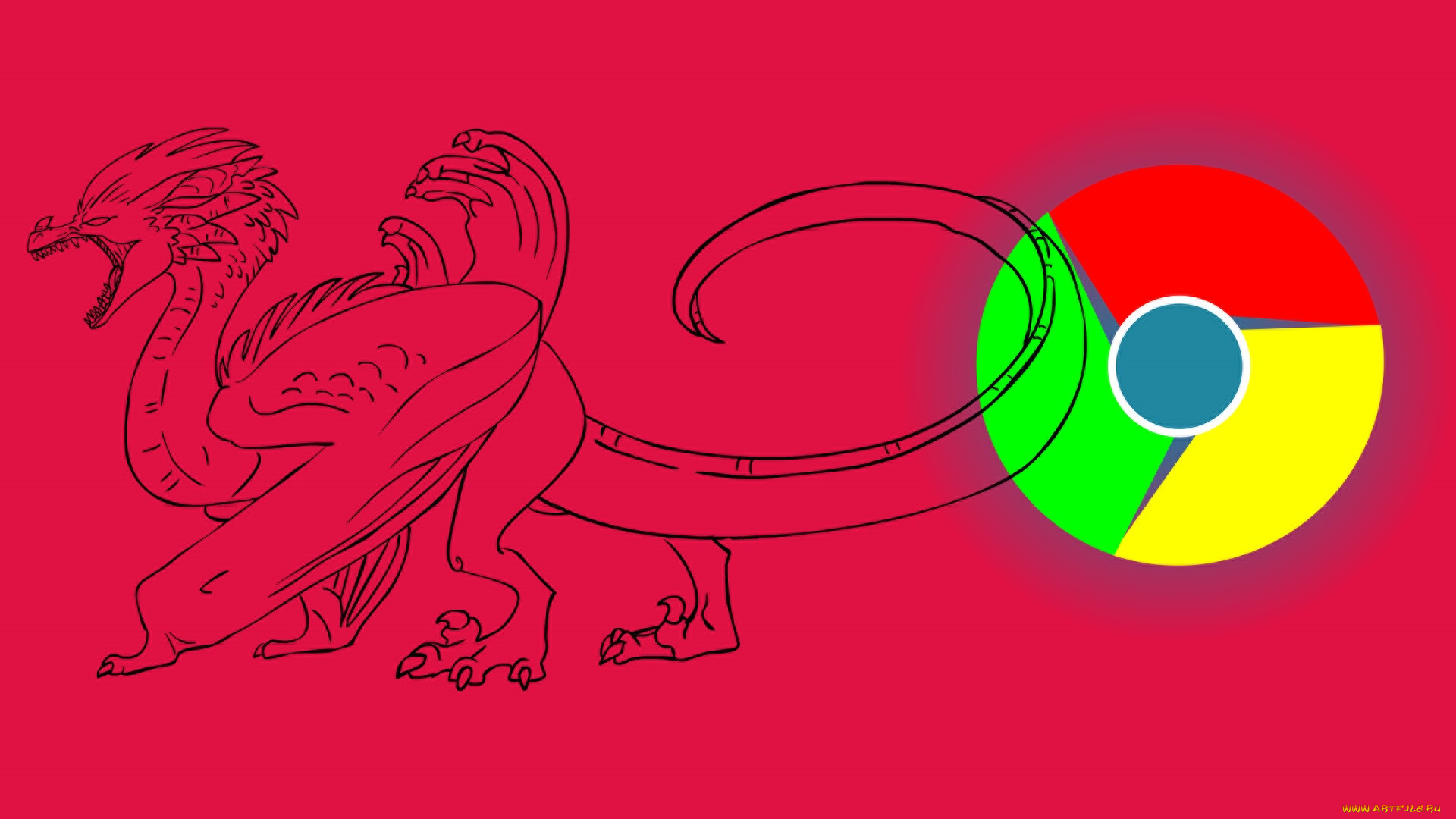 компьютеры, google, , google, chrome, логотип, фон