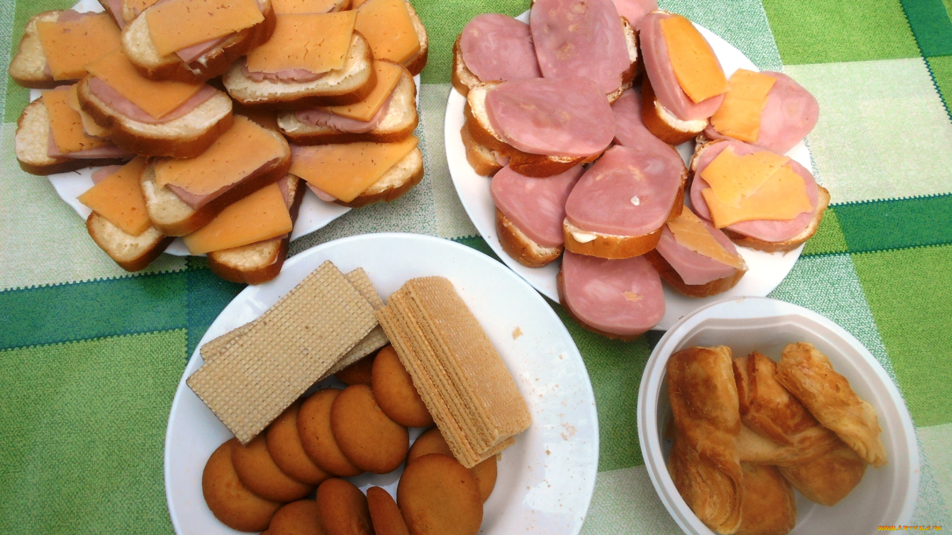 еда, бутерброды, , гамбургеры, , канапе, пирожные, вафли, сыр, колбаса, хлеб