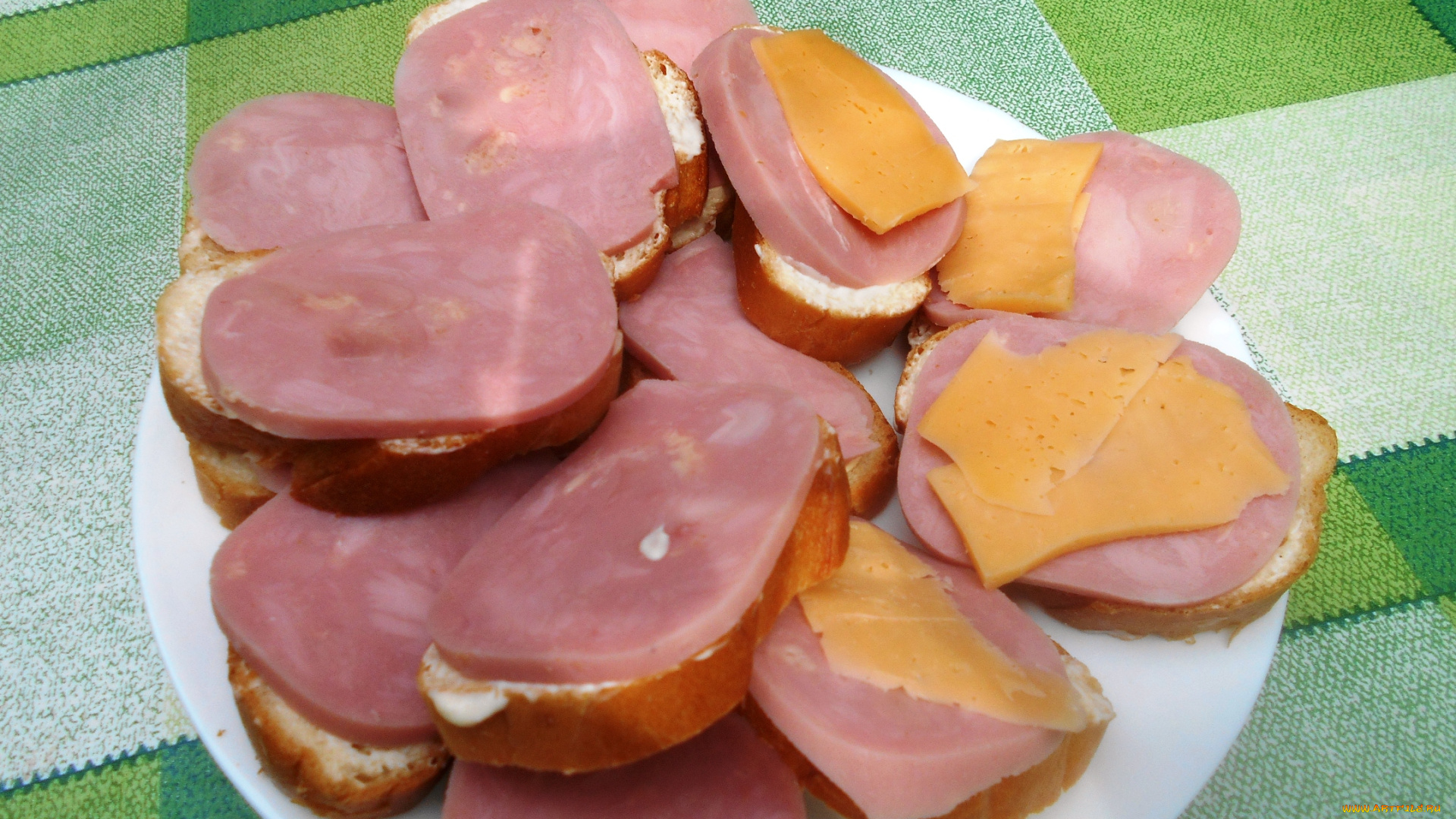 еда, бутерброды, , гамбургеры, , канапе, сыр, колбаса, хлеб