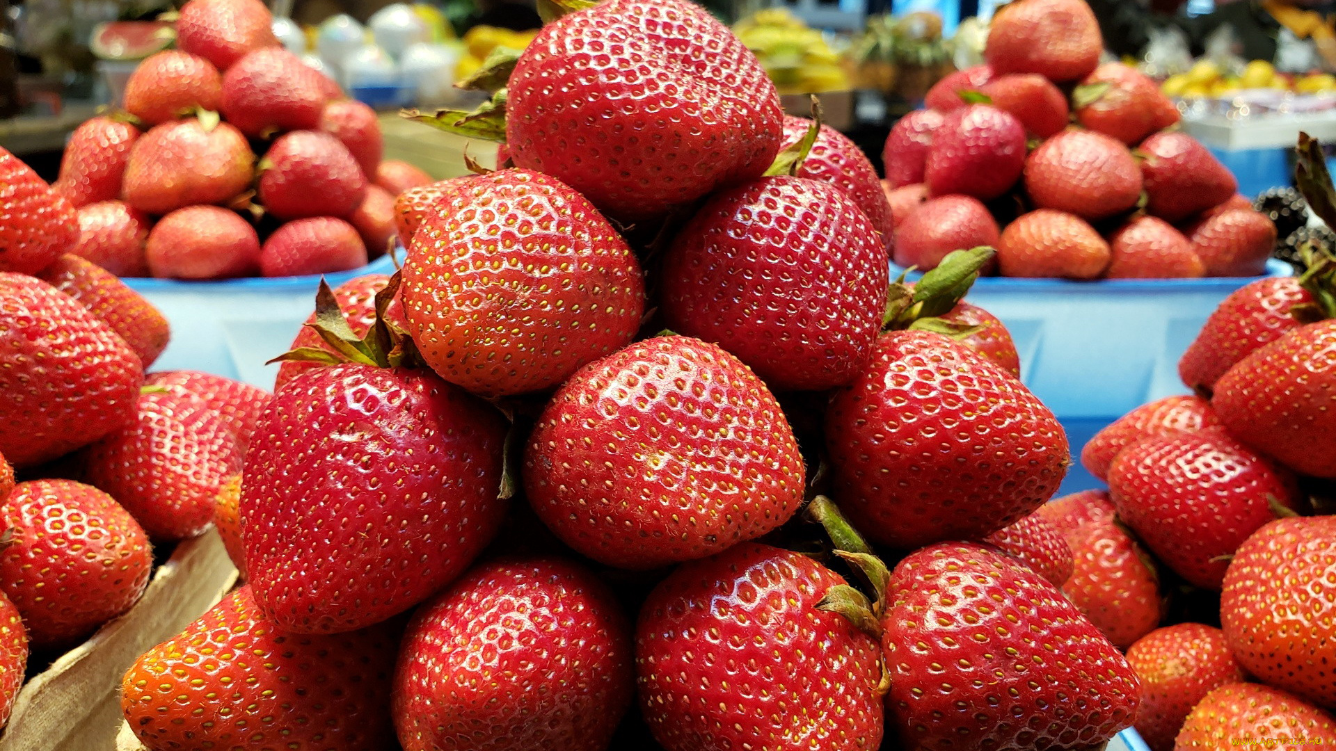 еда, клубника, , земляника