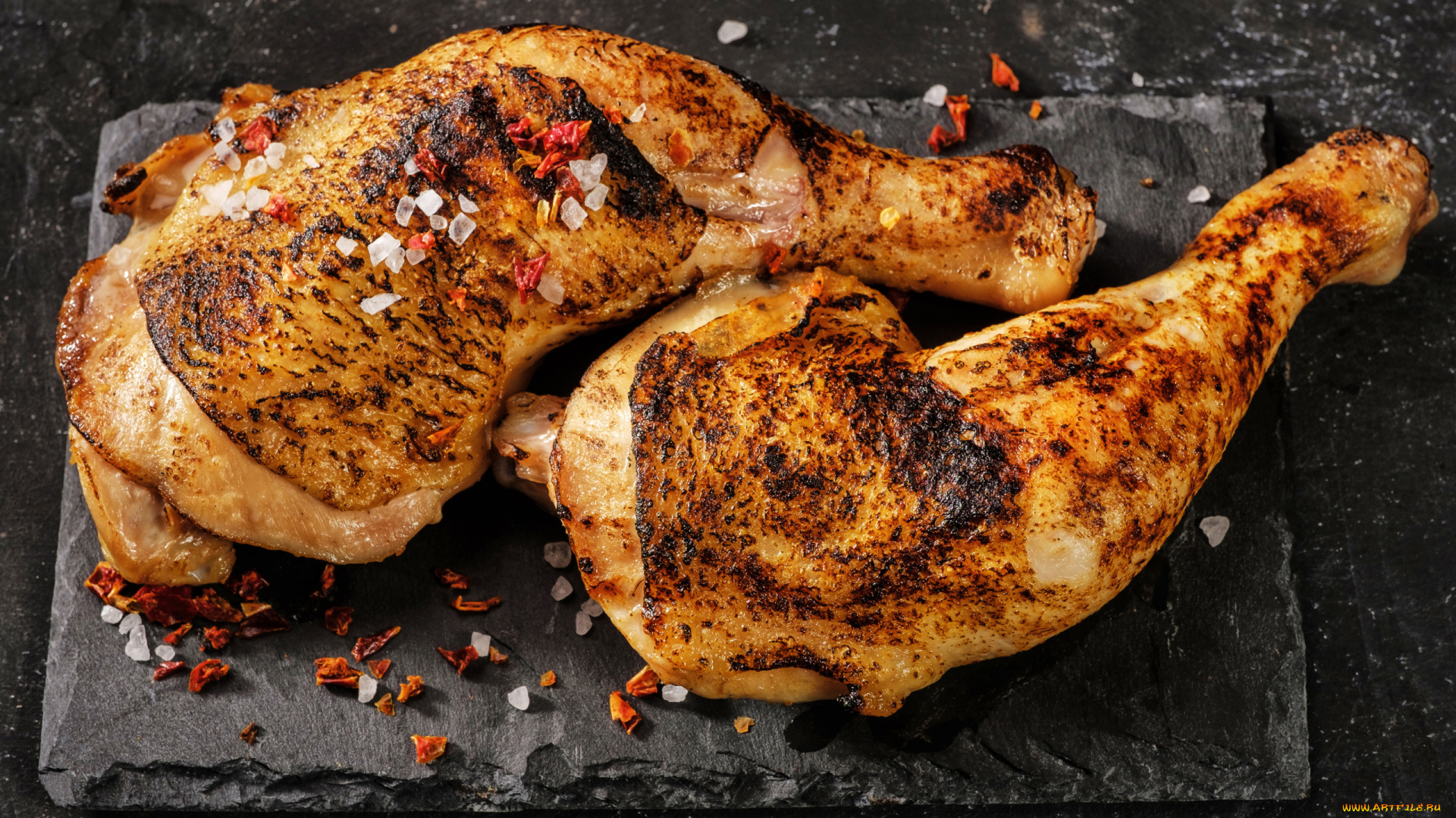 еда, мясные, блюда, окорочка