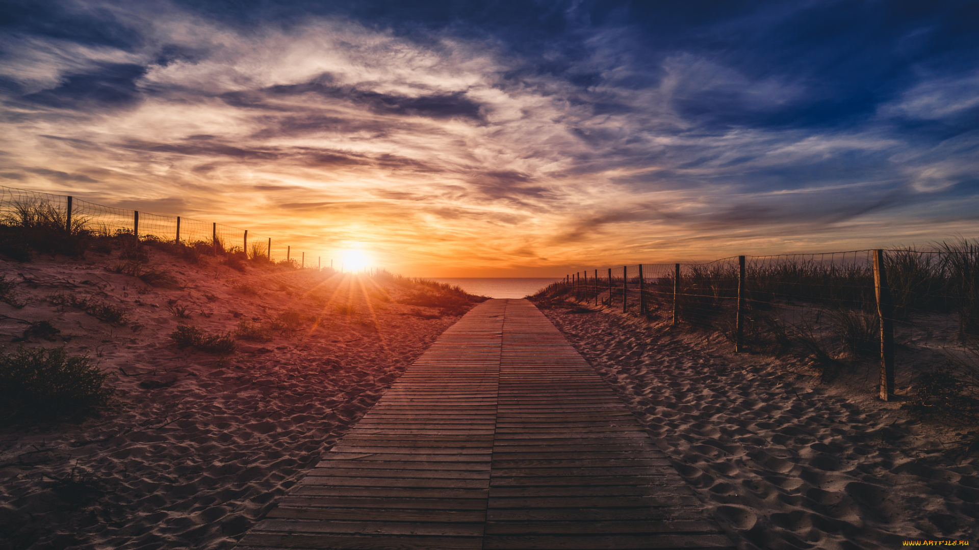 природа, восходы, закаты, простор