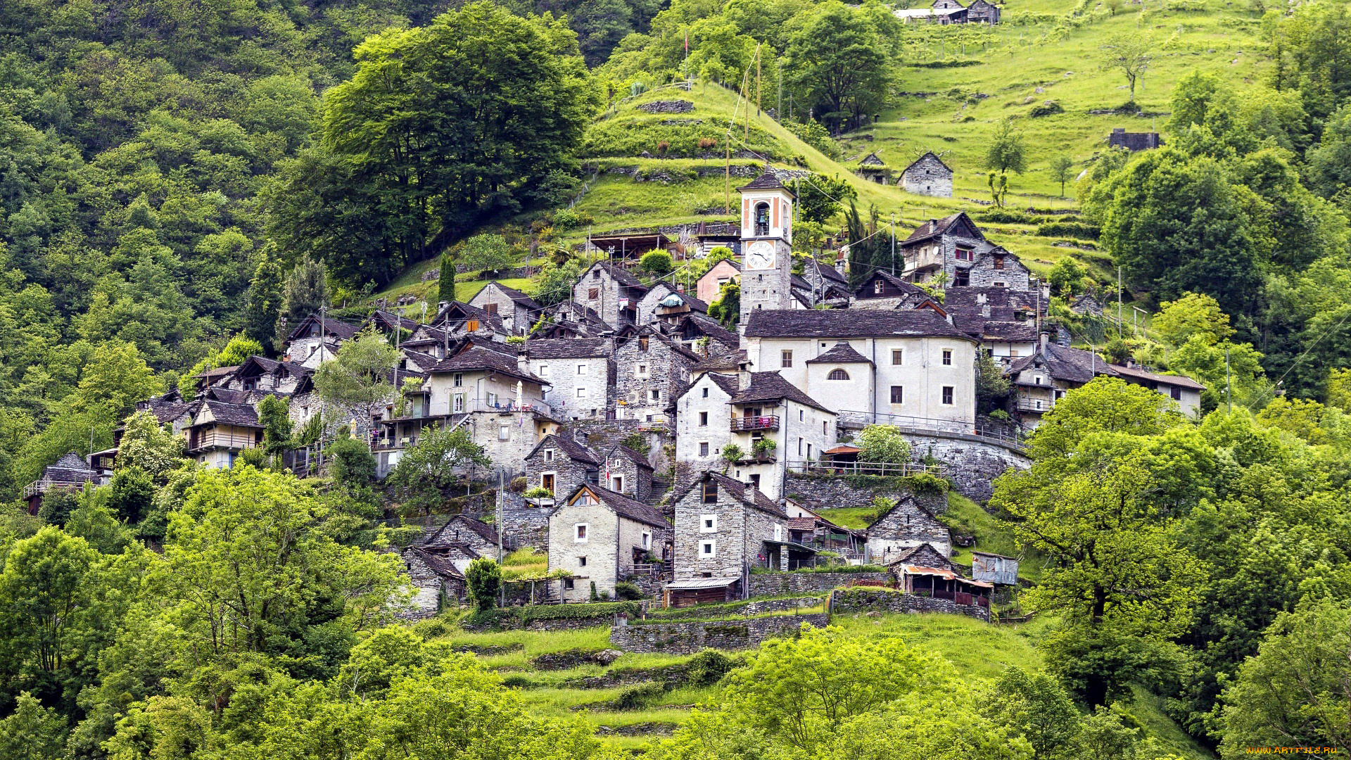 швейцария, города, -, панорамы