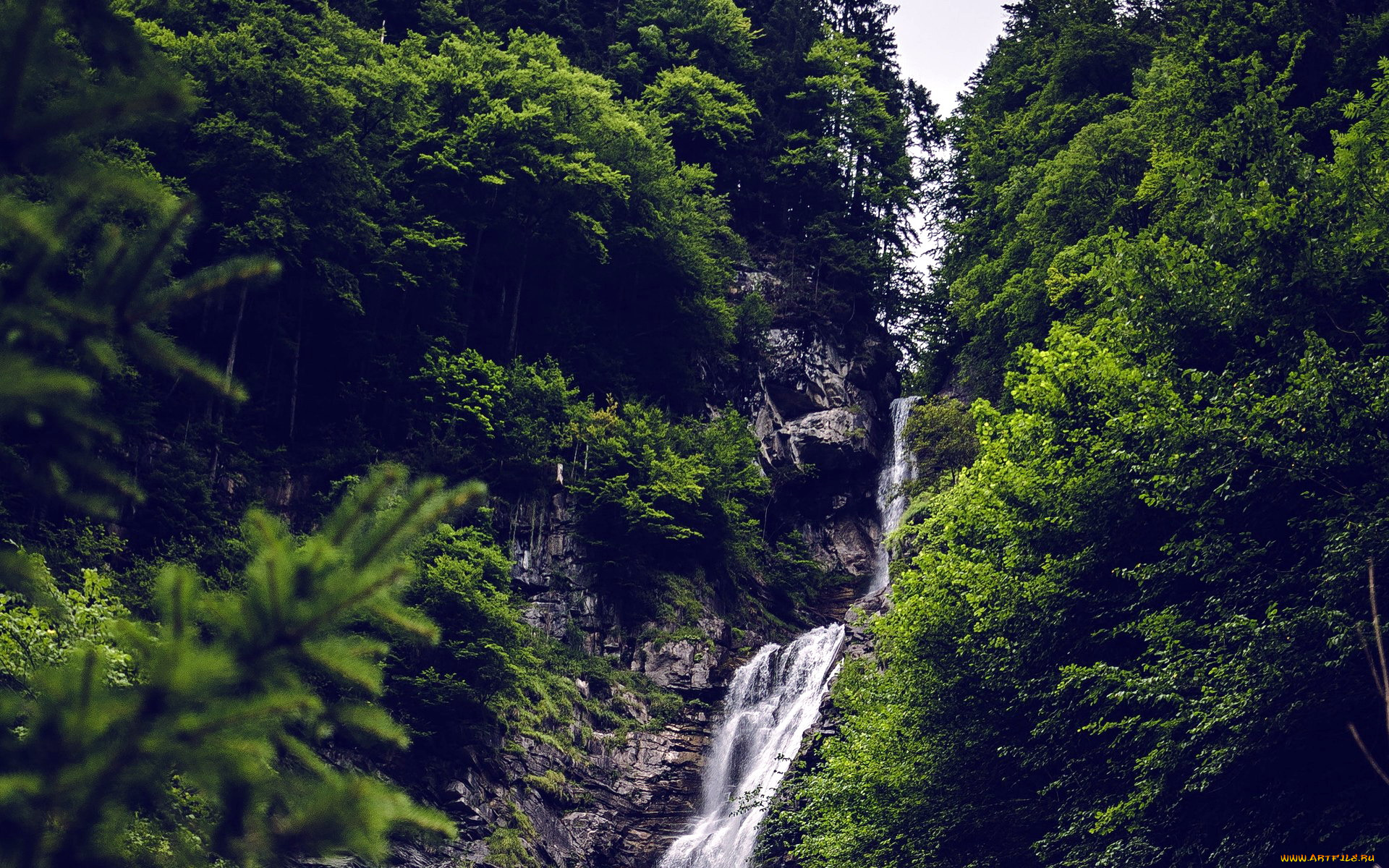природа, водопады, водопад