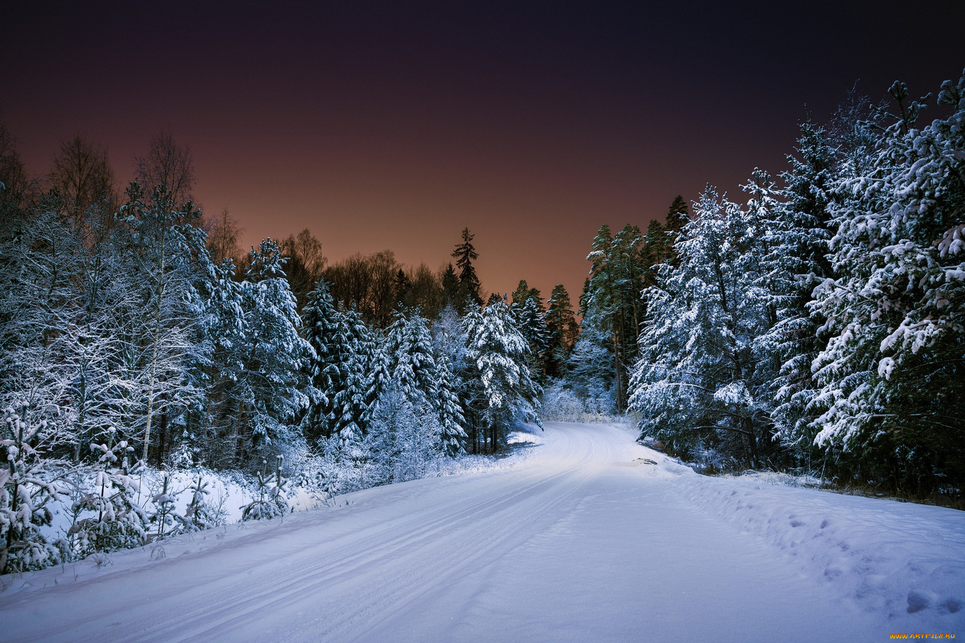 природа, зима, простор