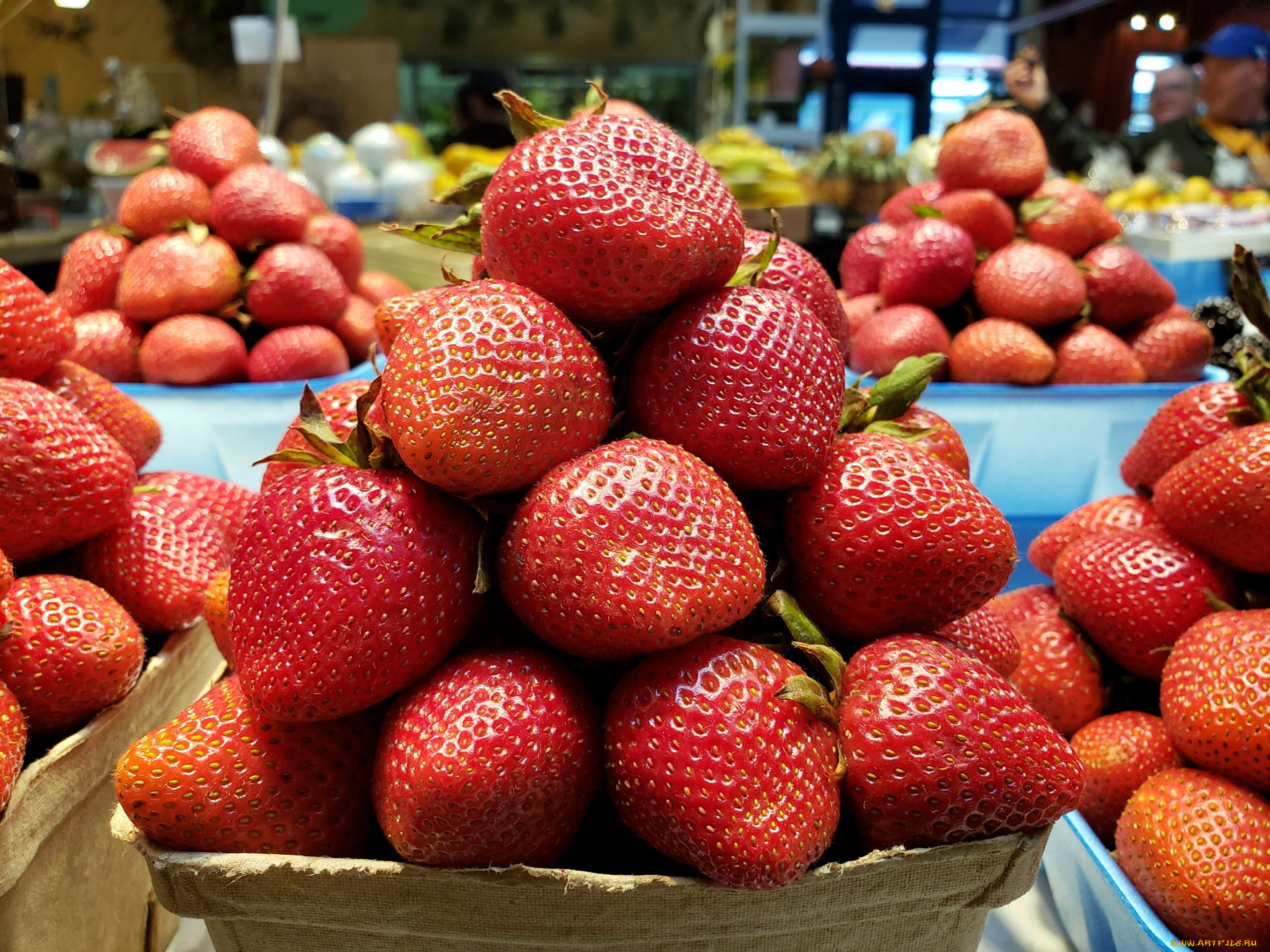 еда, клубника, , земляника