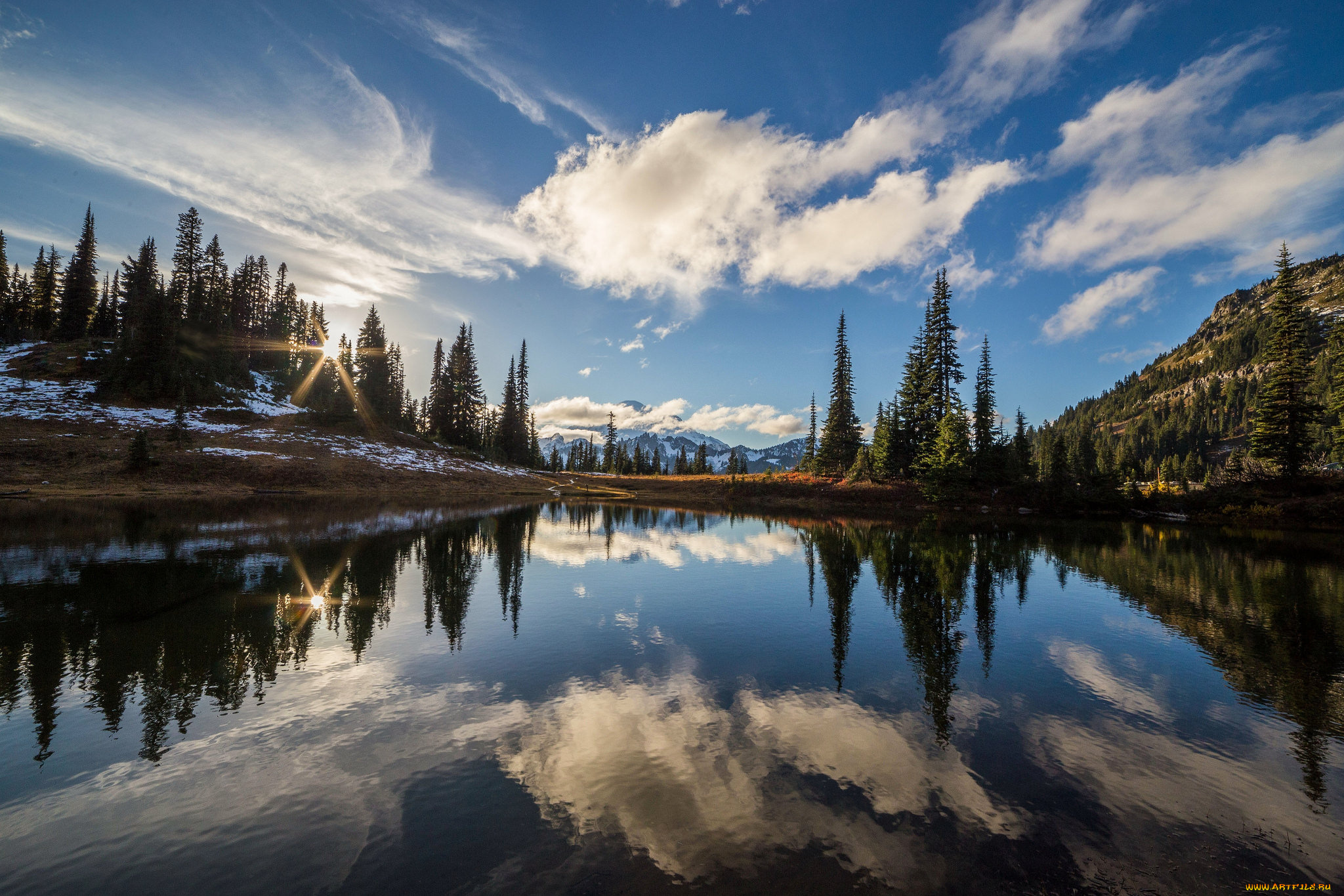 природа, реки, озера, простор