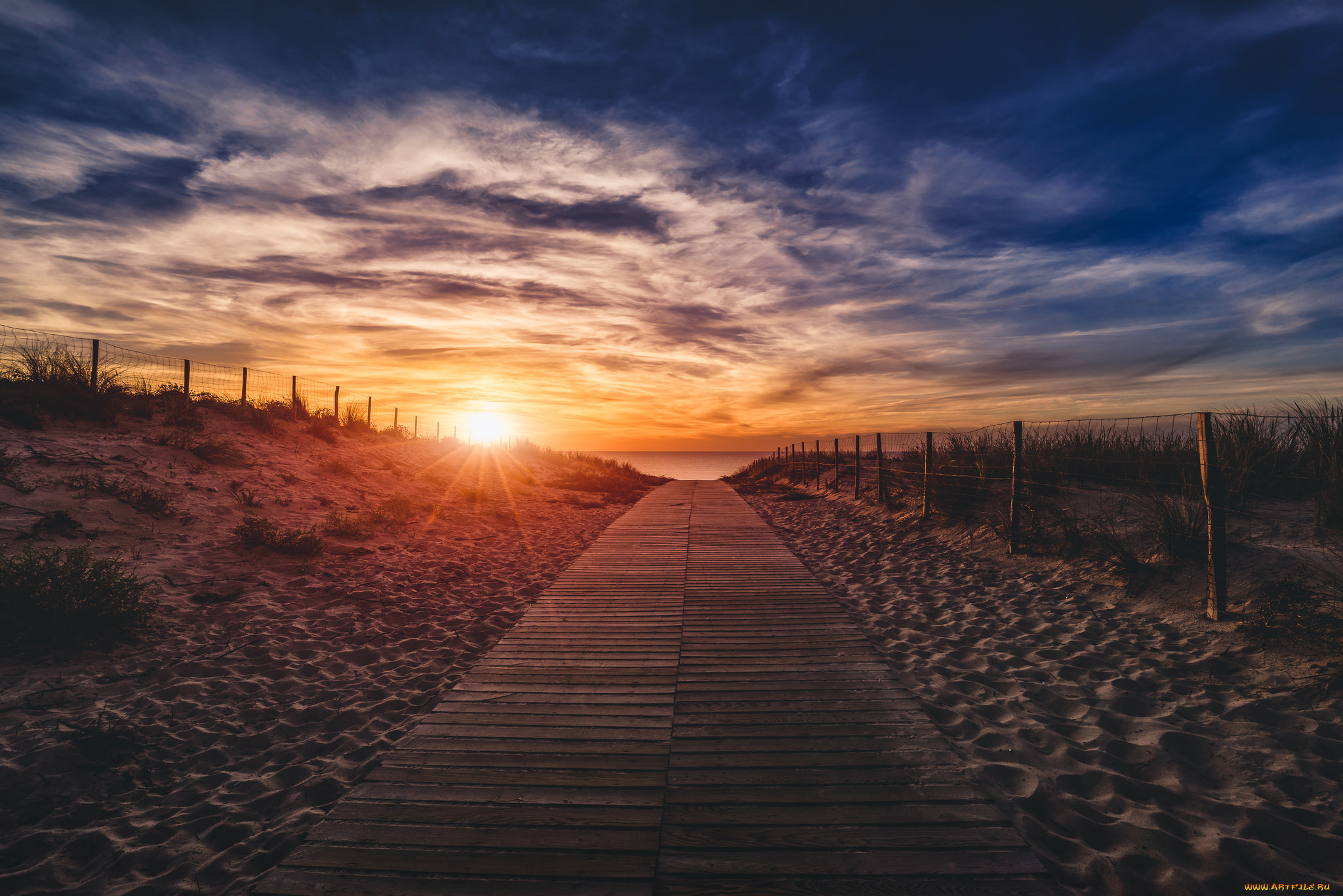 природа, восходы, закаты, простор