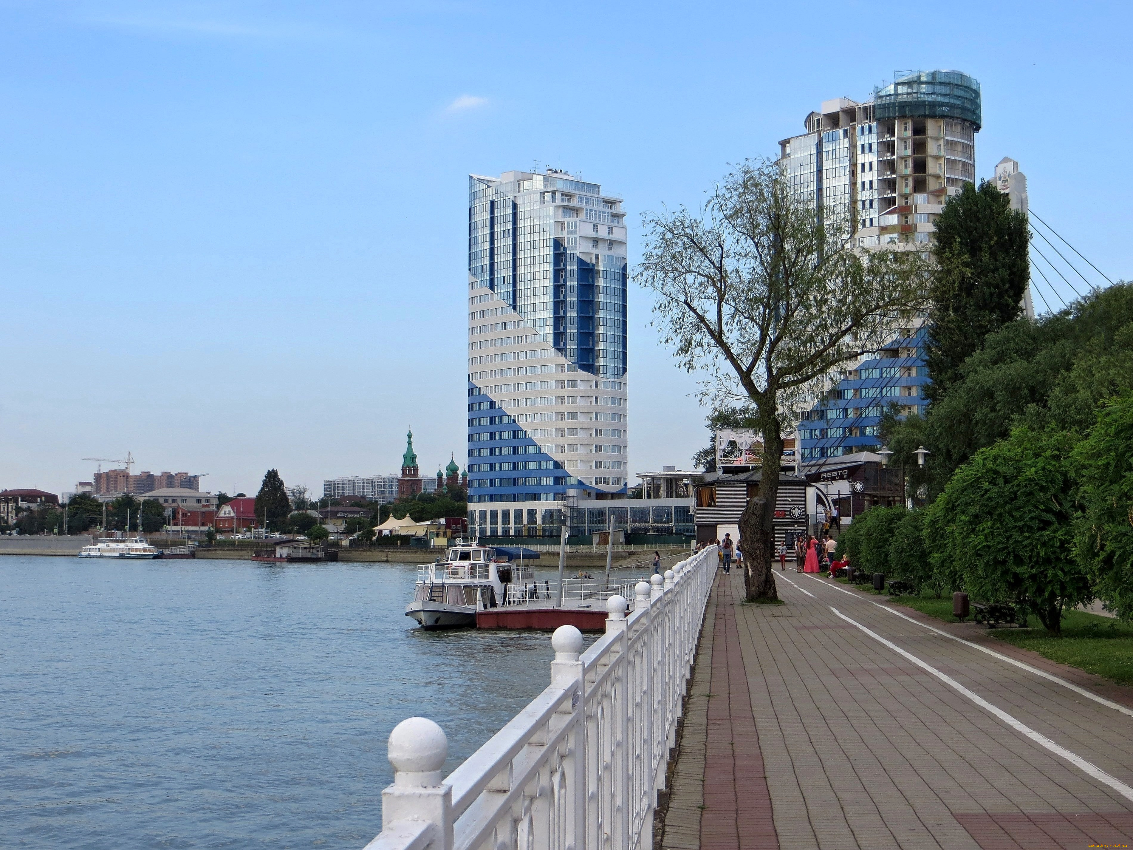 краснодар, города, -, улицы, , площади, , набережные, город, кубань, река, набережная