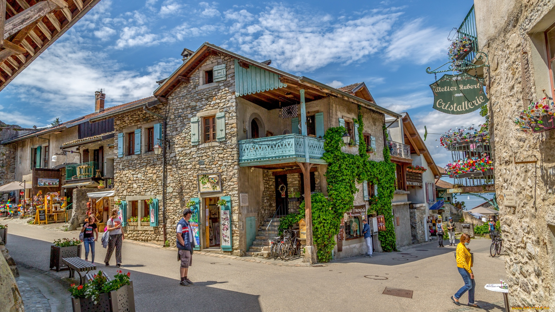 yvoire, france, города, ивуар, , франция