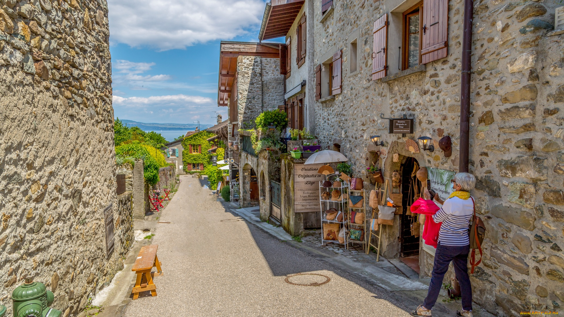 yvoire, france, города, ивуар, , франция