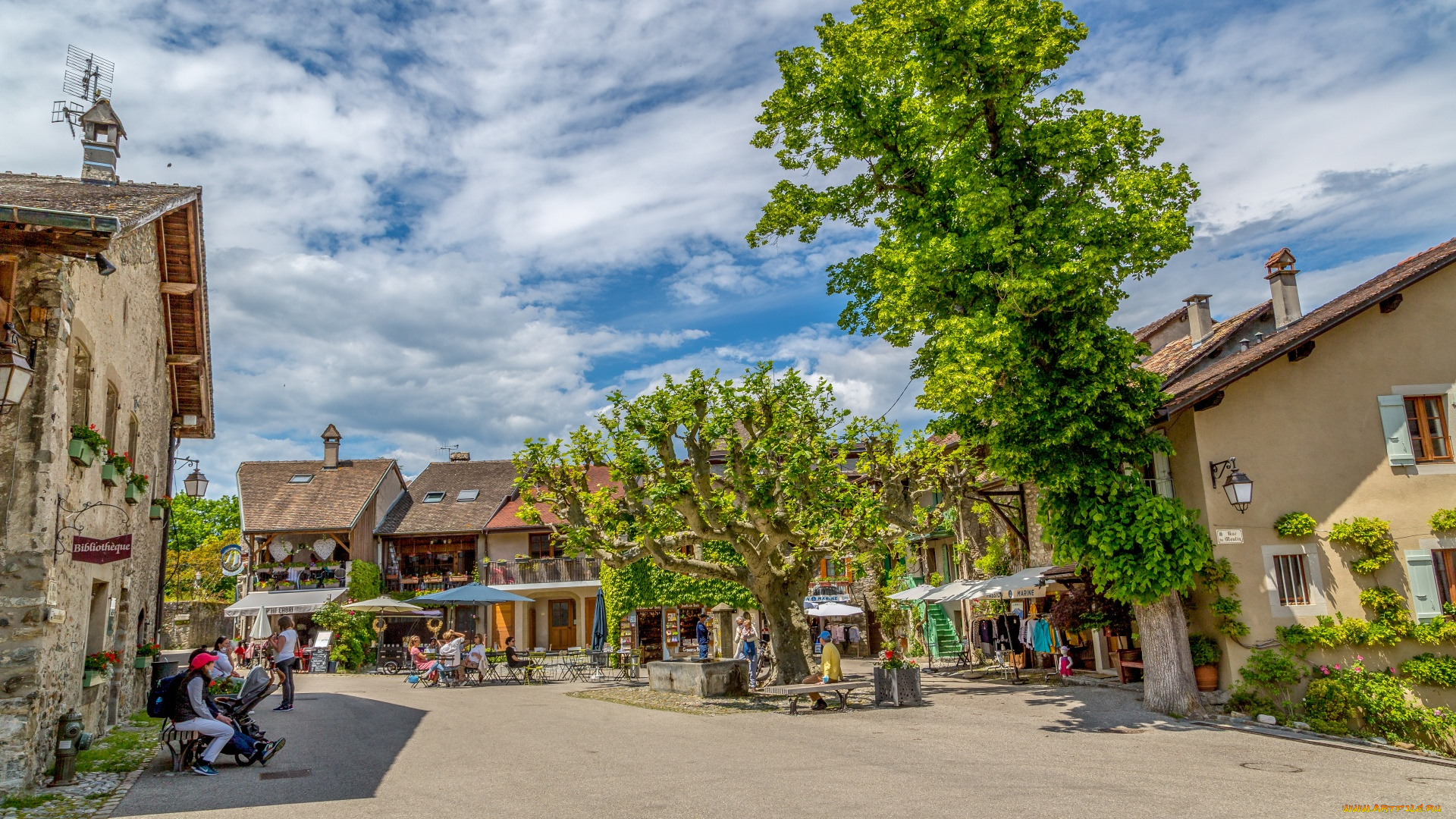 yvoire, france, города, ивуар, , франция