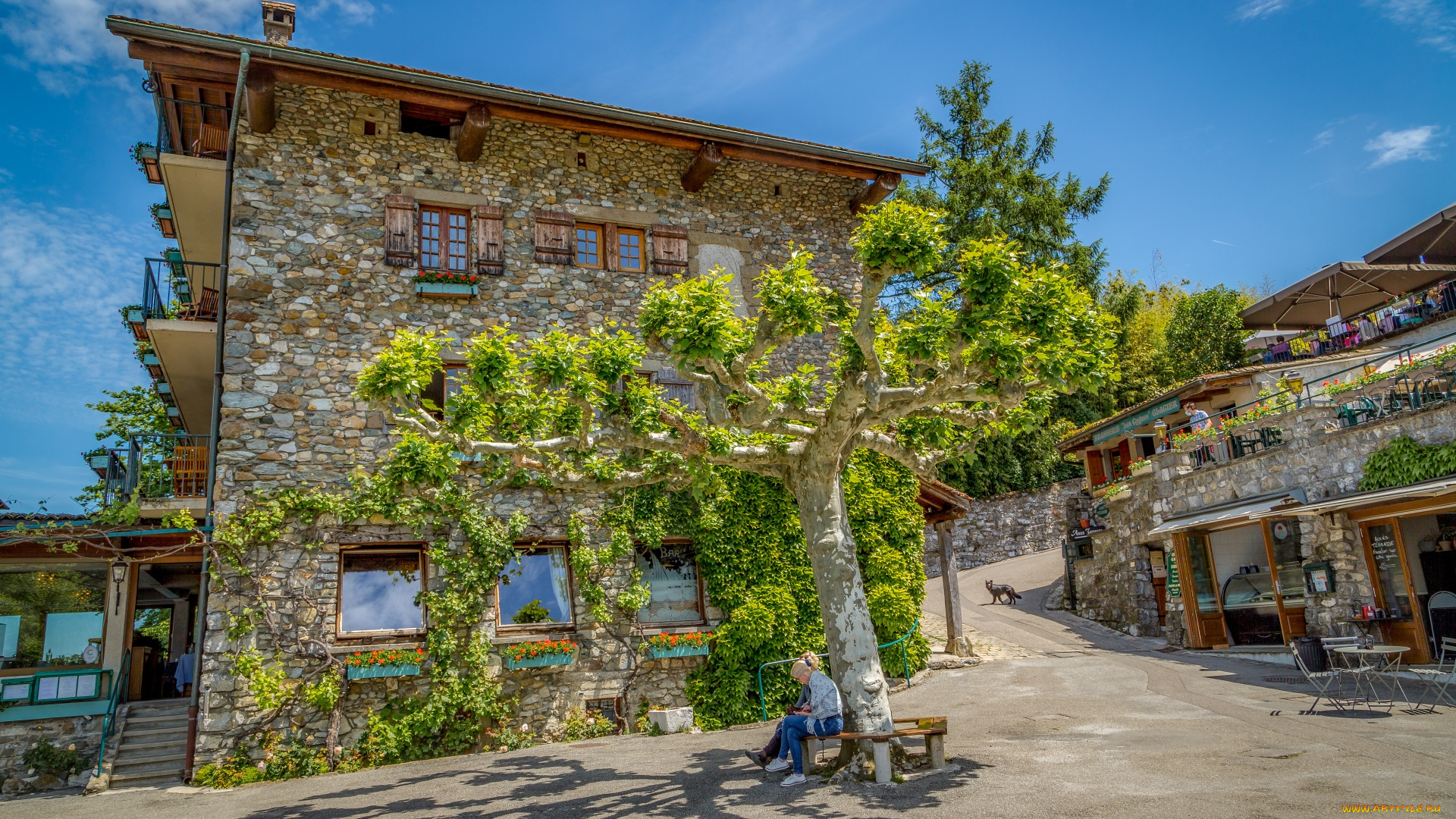 yvoire, france, города, ивуар, , франция