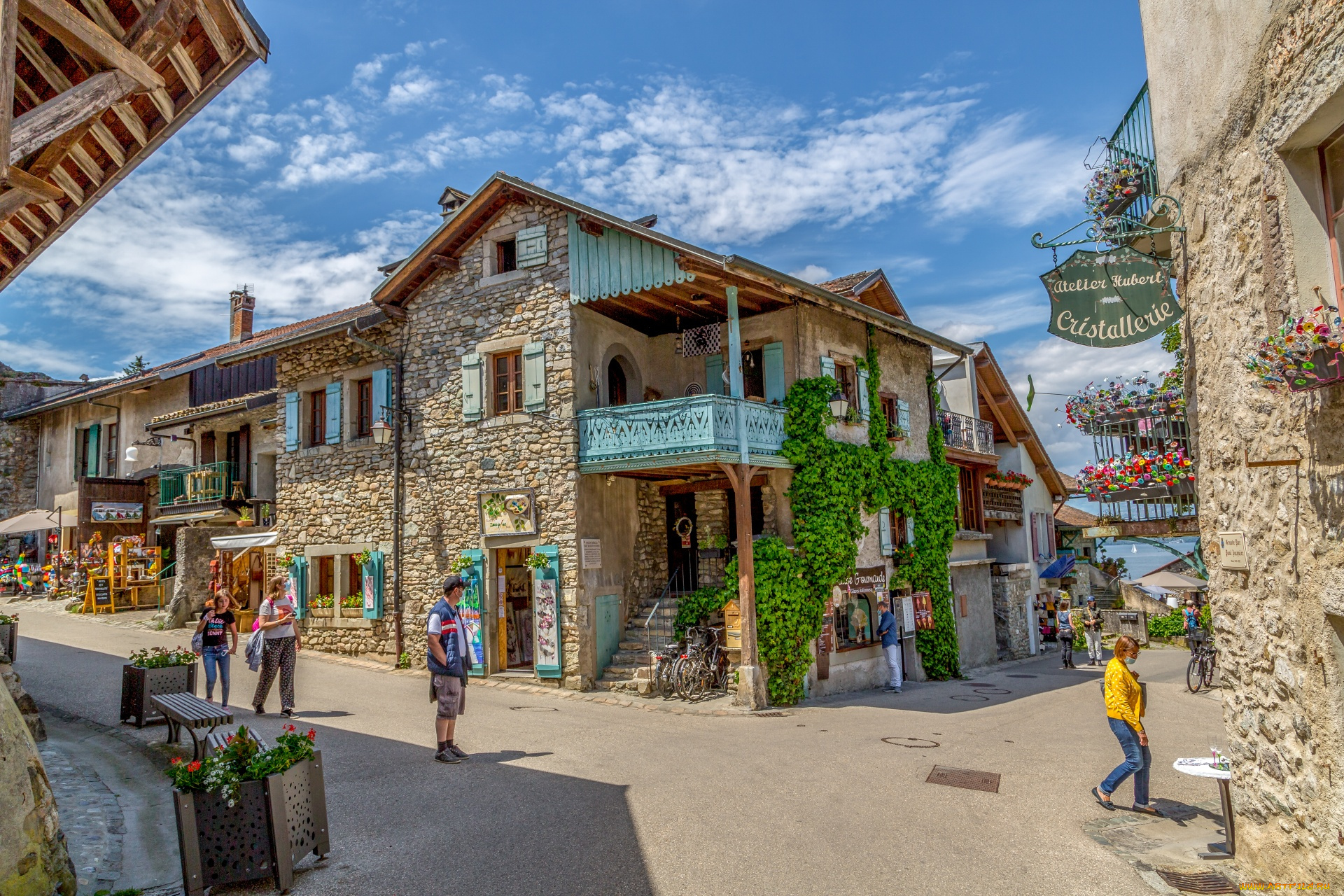 yvoire, france, города, ивуар, , франция