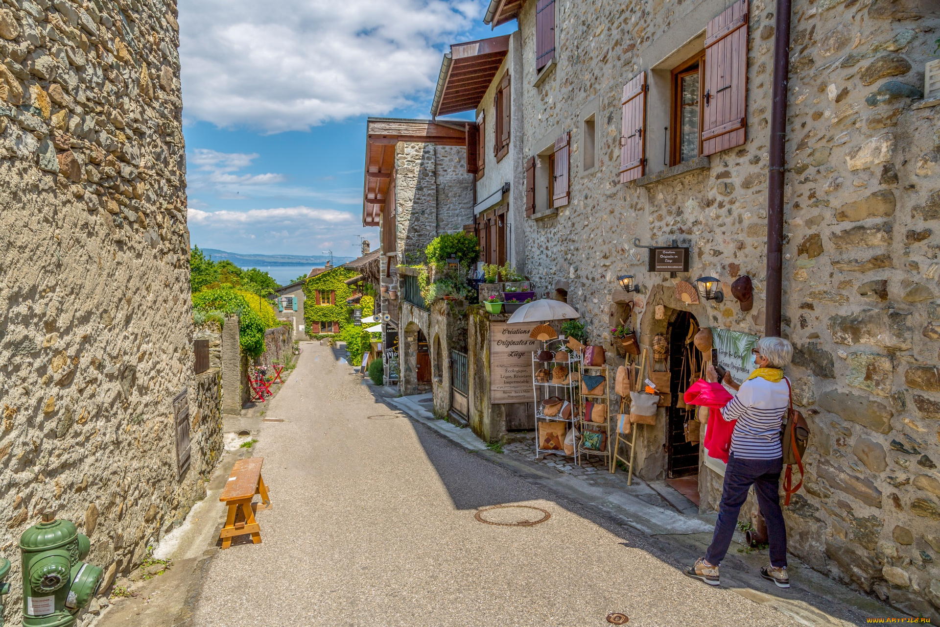 yvoire, france, города, ивуар, , франция