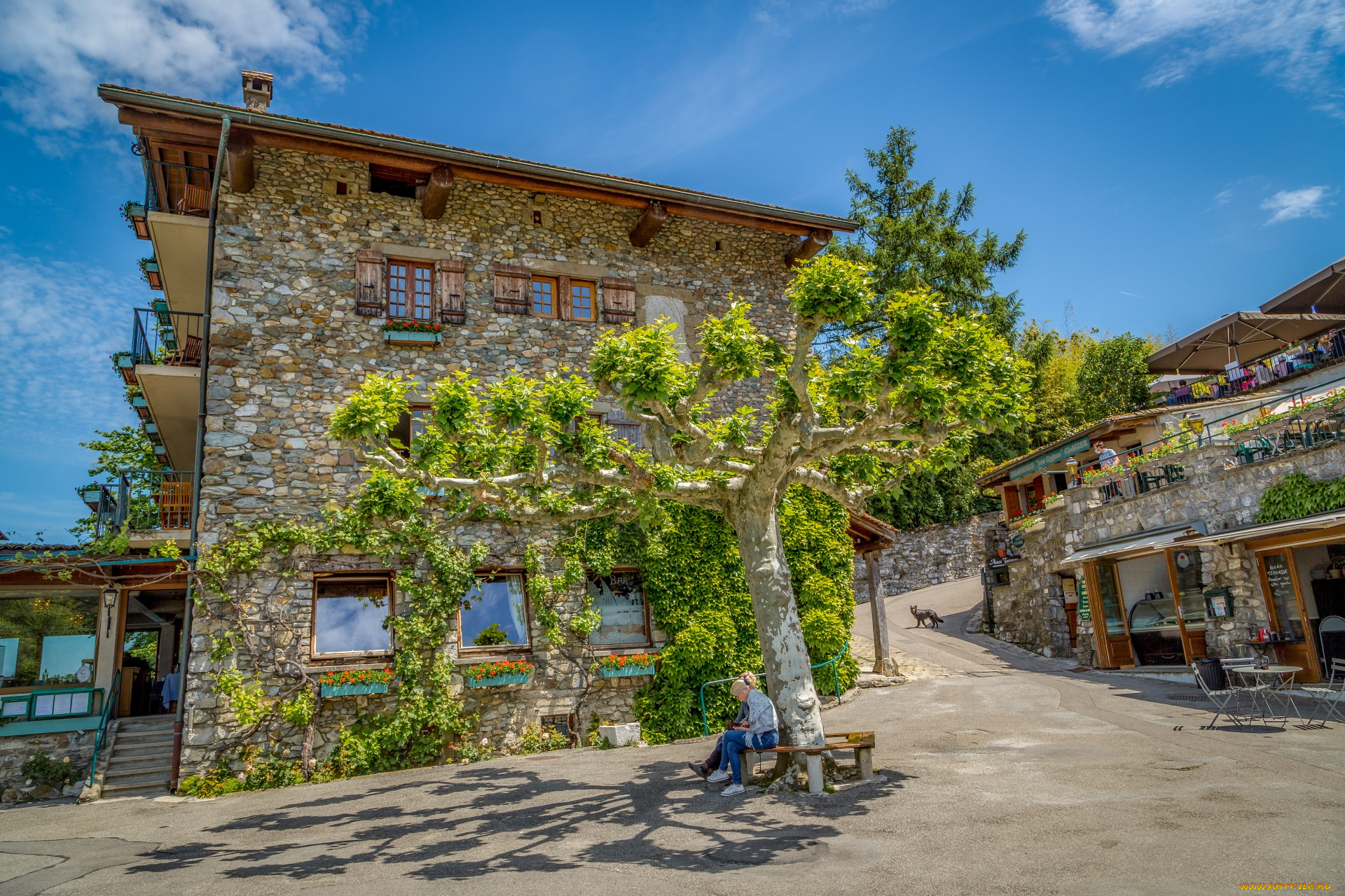 yvoire, france, города, ивуар, , франция