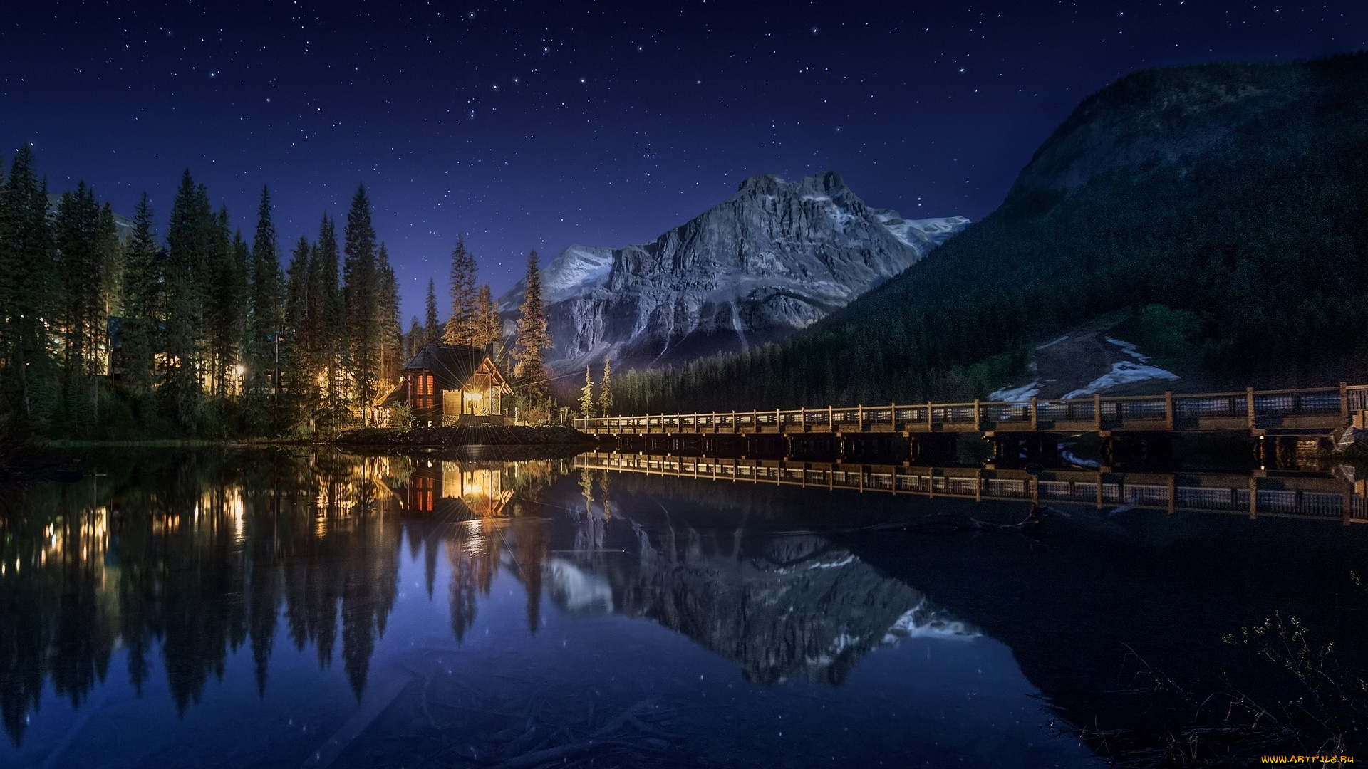 canada, emerald, lake, города, -, здания, , дома, emerald, lake