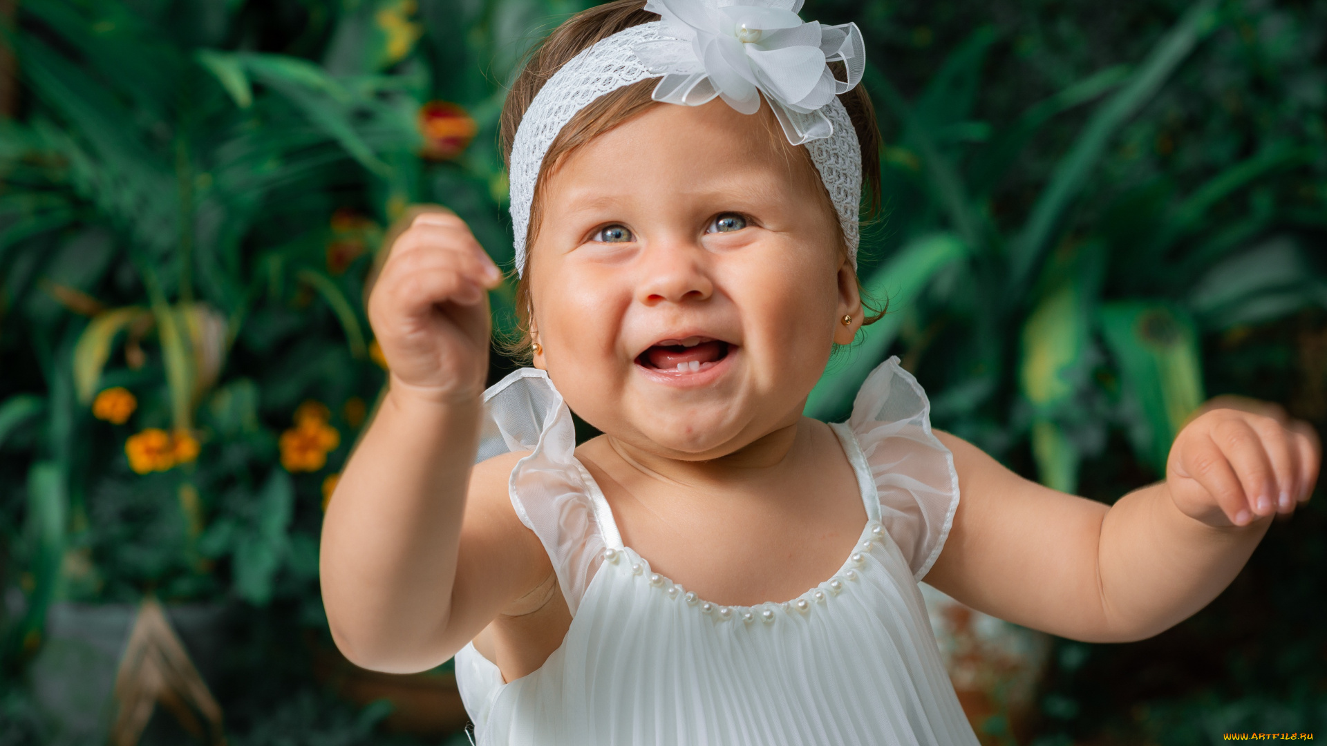 разное, дети, девочка, бант
