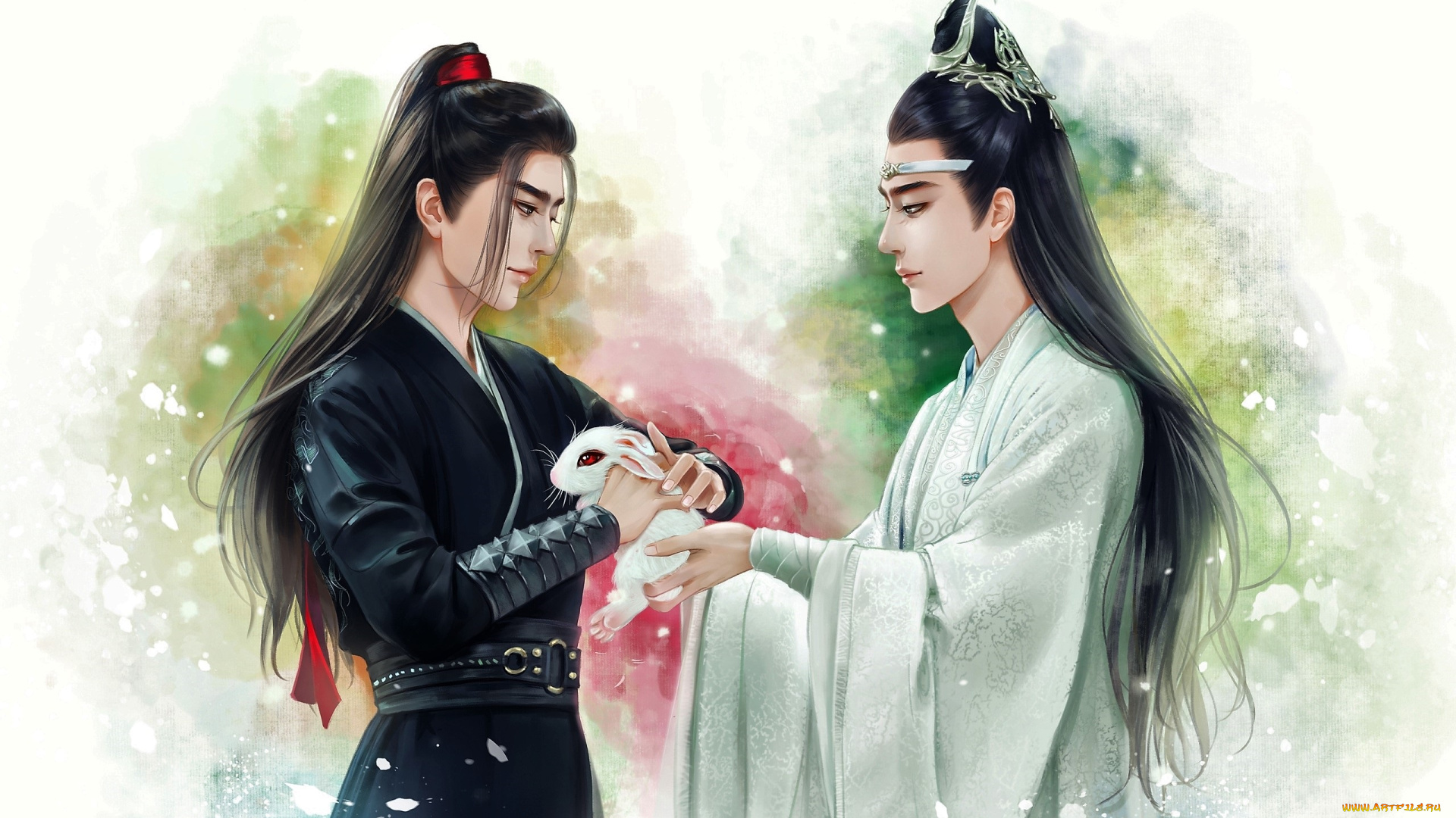 рисованное, кино, , мультфильмы, вэй, усянь, лань, ванцзи, кролик