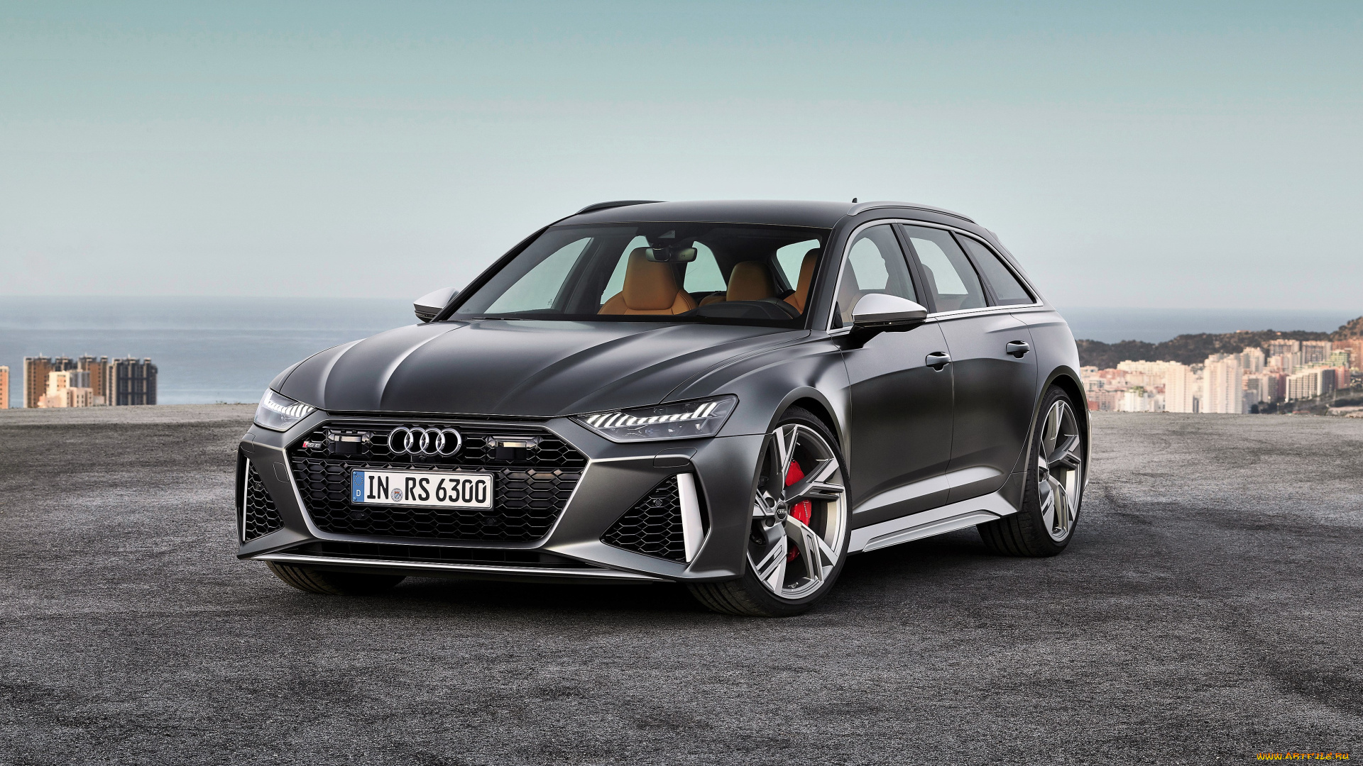 audi, rs, 6, avant, автомобили, audi, черный, площадка, море