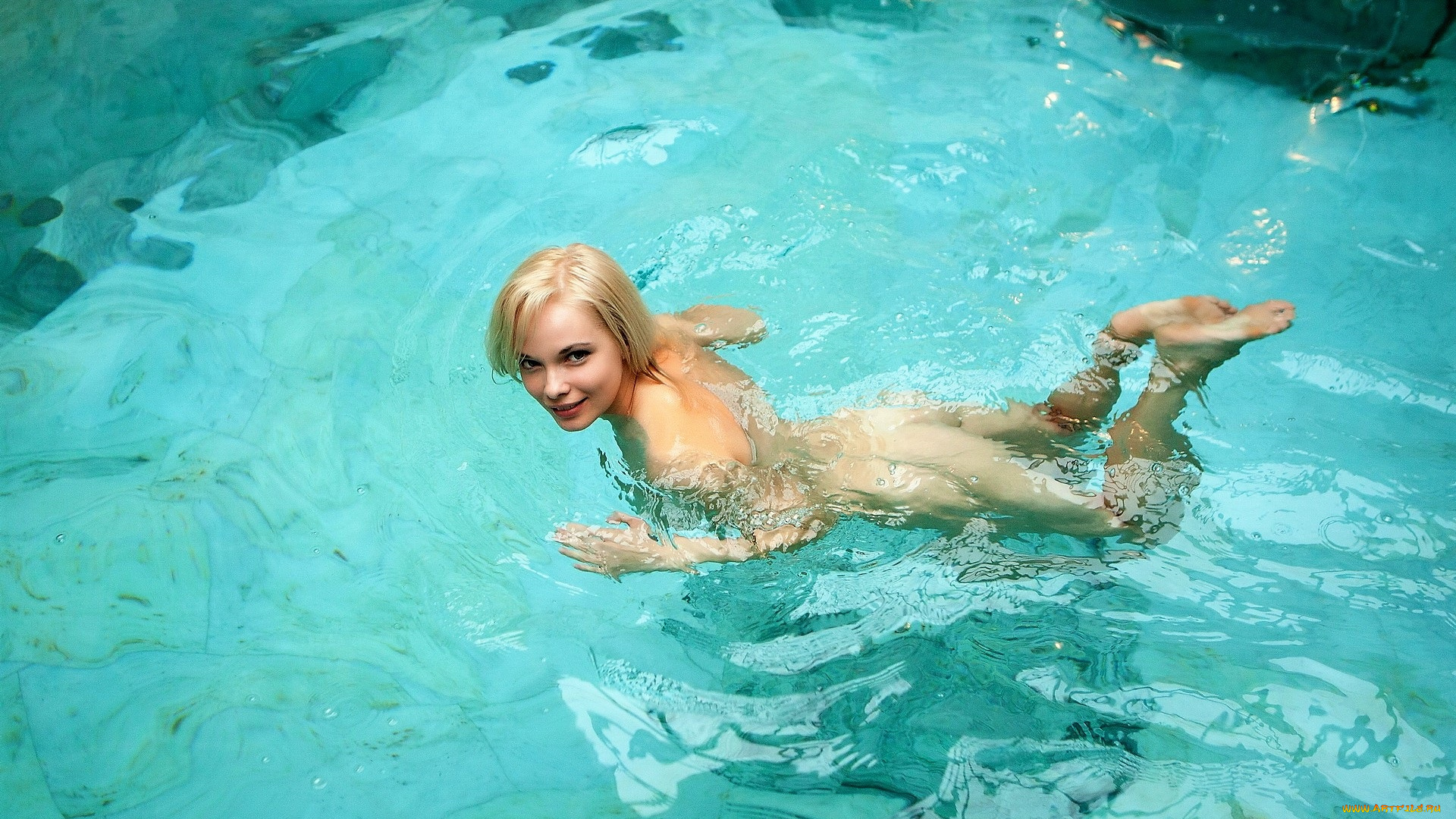 feeona, a, девушки, -, блондинки, , светловолосые, блондинка, бассейн