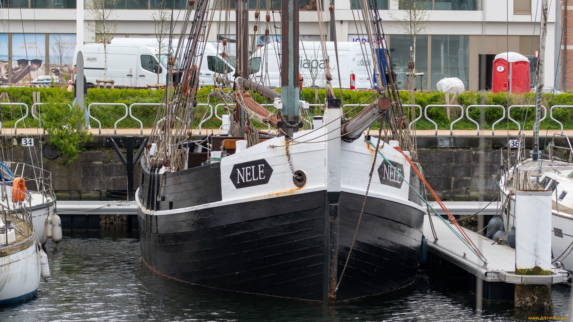 корабли, парусники, парусное, судно